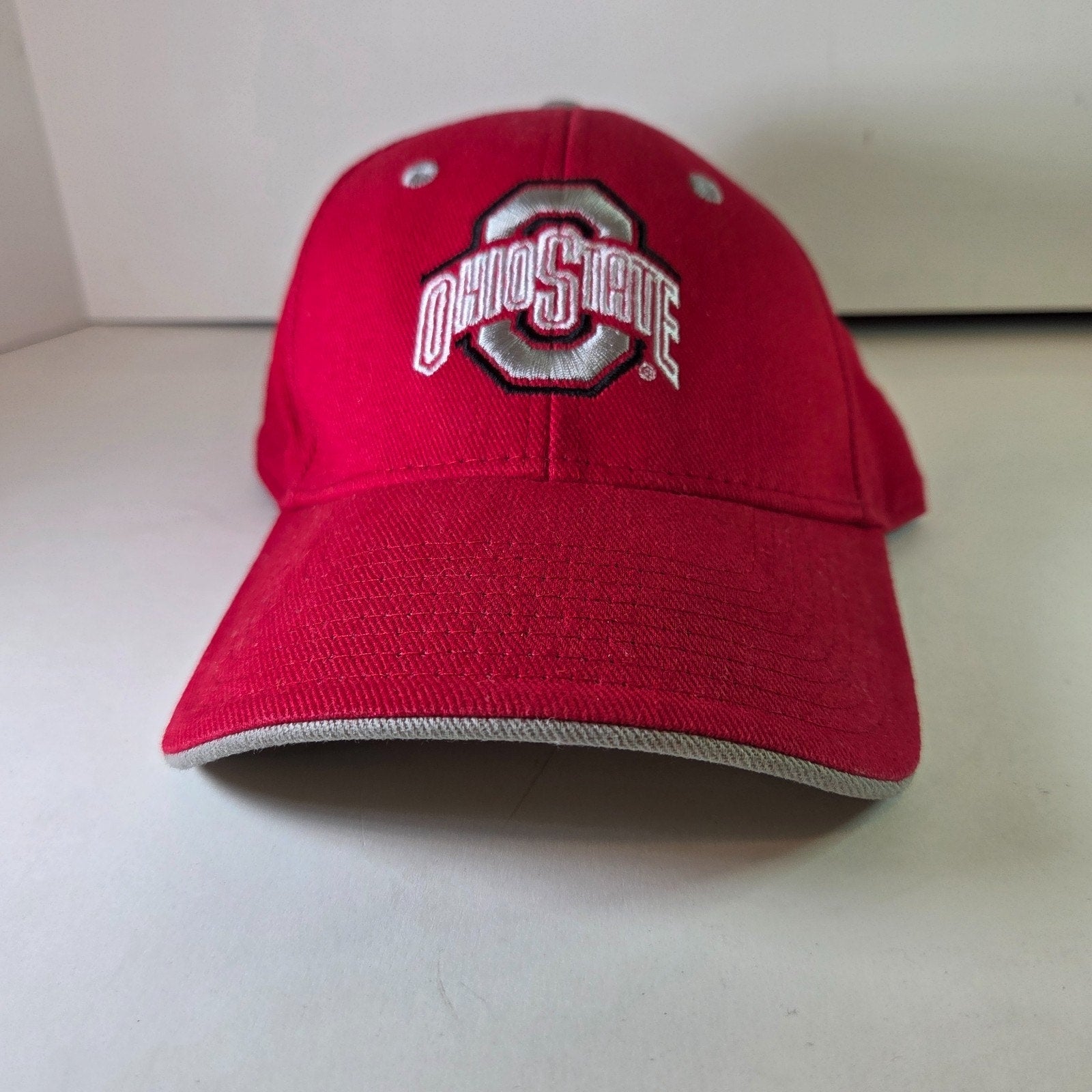 Ohio State Buckeyes Scarlet Hat Cap One Size Collegiate Licensed Adjustable