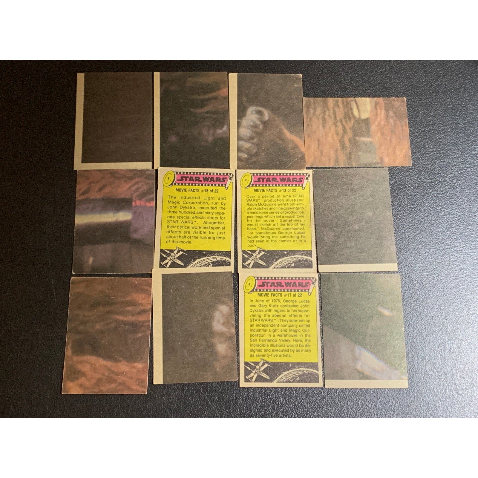 Star Wars 1978 Series 4 (B) Complete Card & Sticker Set Very Good Condition