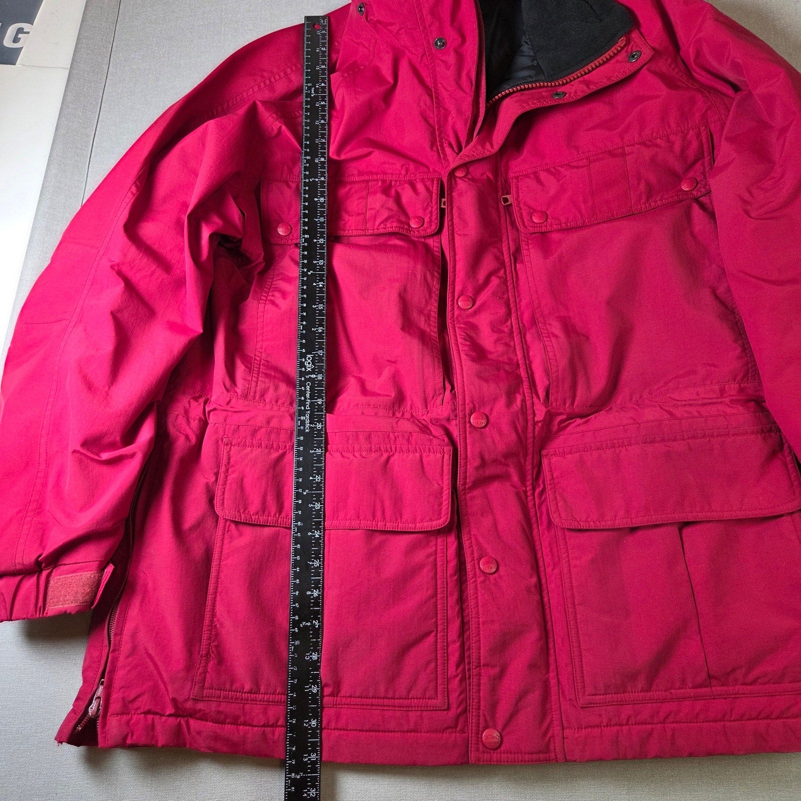 L.L. Bean Gore-Tex Thinsulate Ultra Parka Mens L Red Winter Jacket