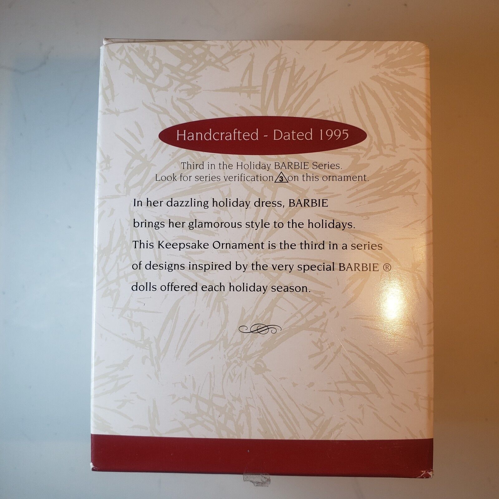 Hallmark Keepsake Ornament Barbie Holiday Collectors Series 1995