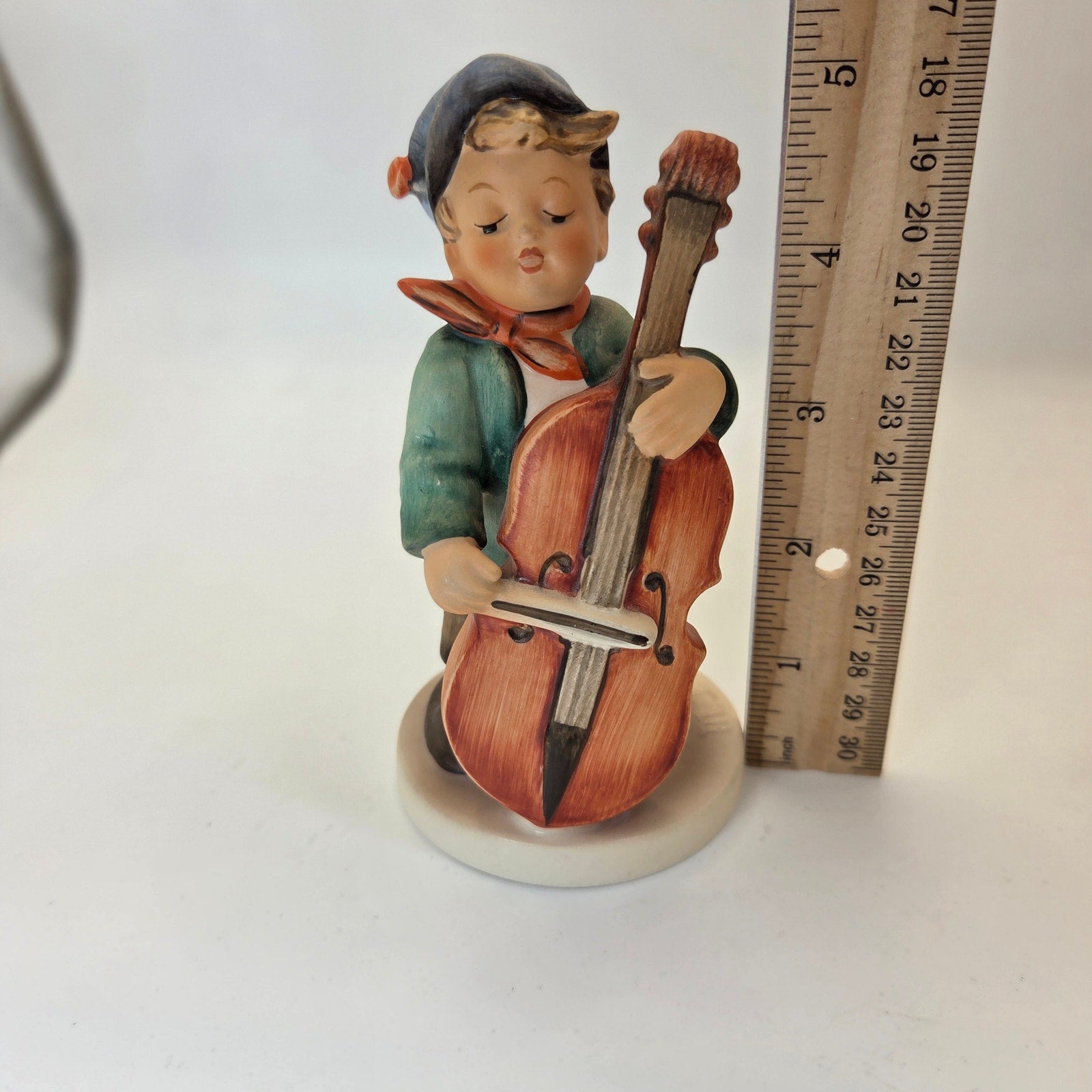Goebel Hummel Sweet Music Figurine #186 Boy With Cello West Germany 1981 Vintage