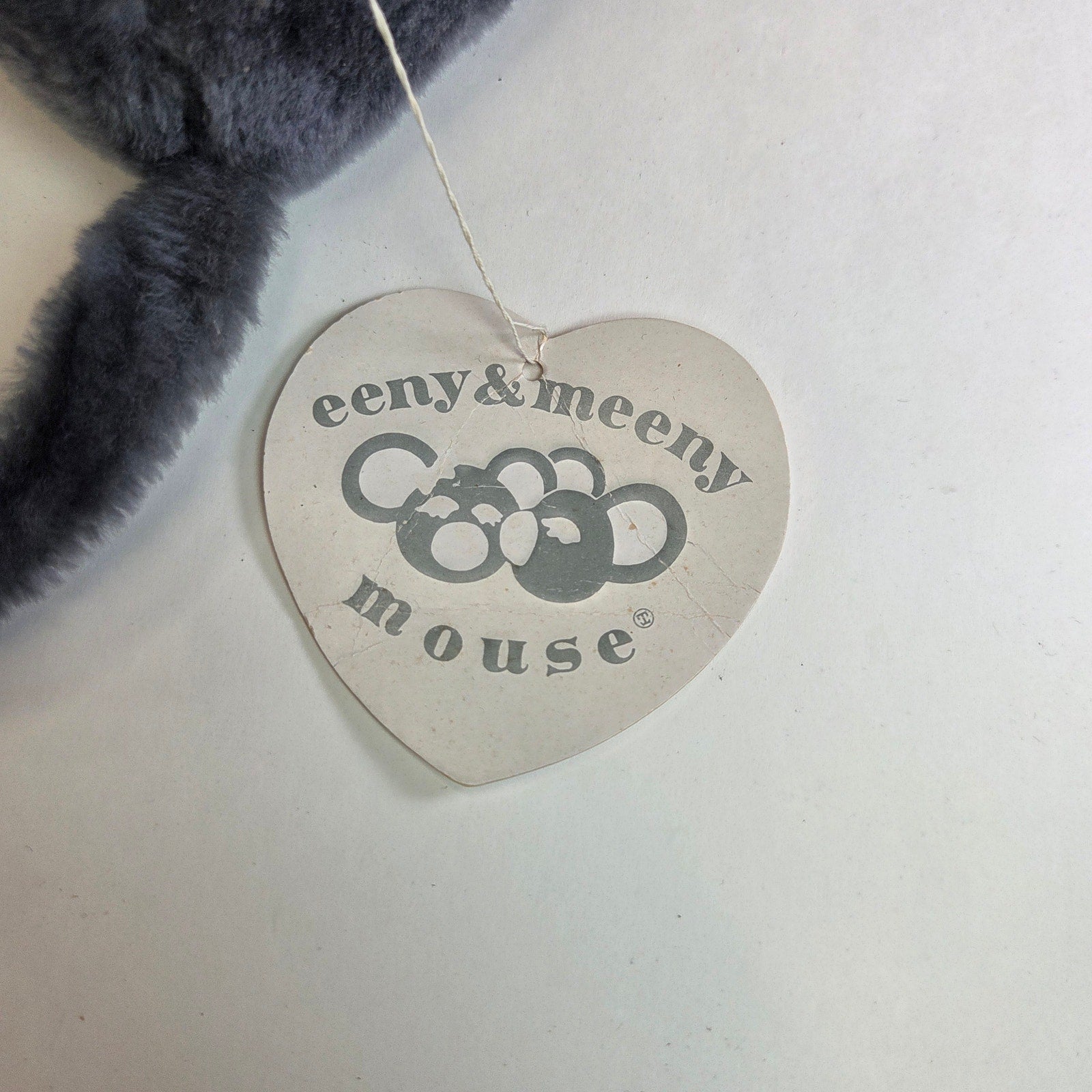 Vintage 1976 R Dakin Eeny & Meeny Mouse Plush Pair Korea Velcro Hands #31-1760