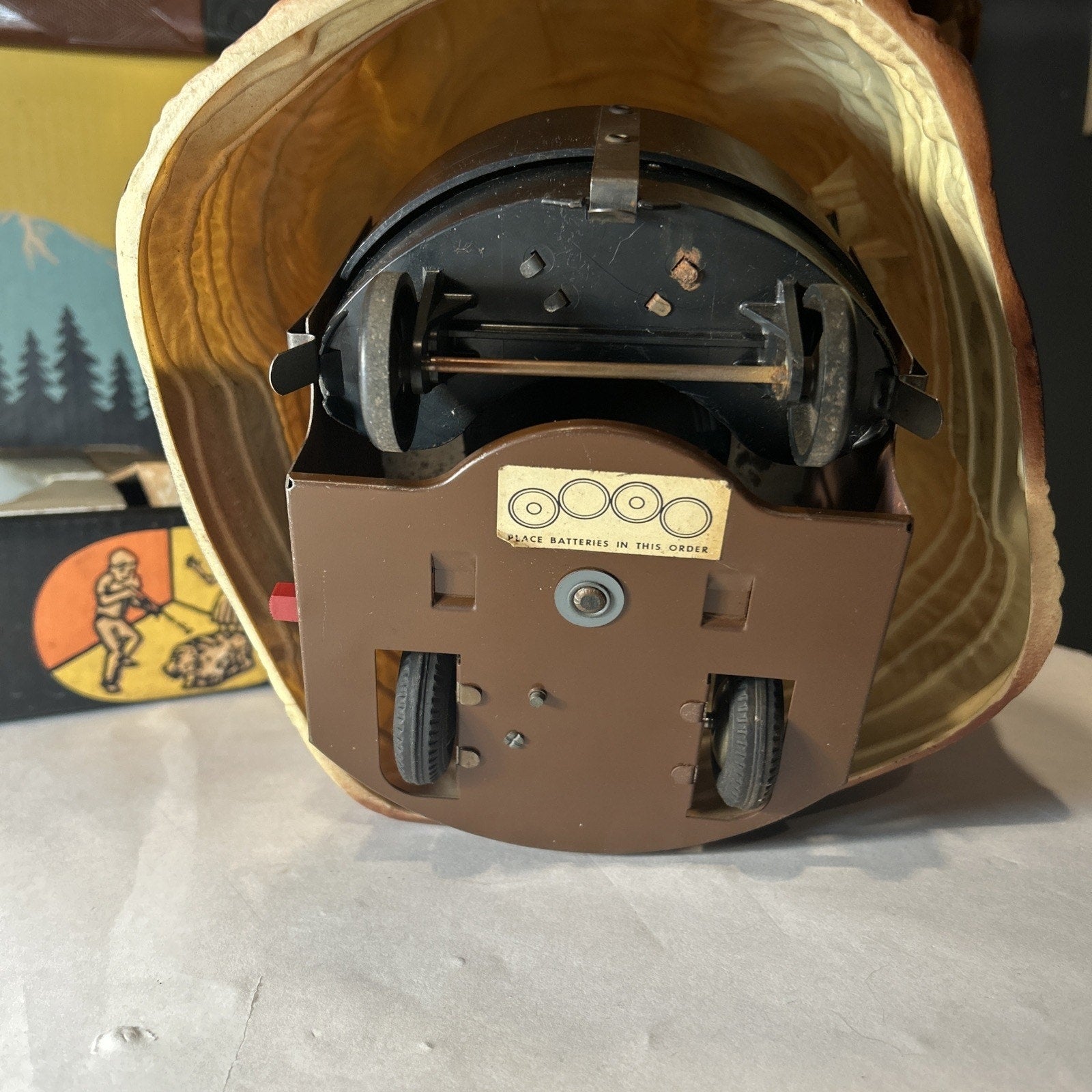 Vintage 1960s Marx Bop-A-Bear Toy G300 With Gun & Box – Incomplete, Untested
