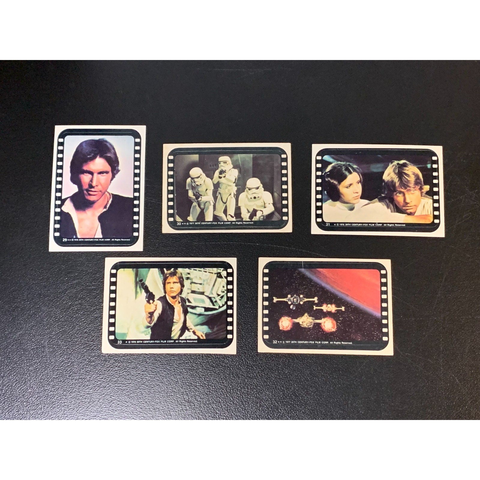1977 Topps Star Wars Series 1 Yellow Complete Set with Stickers Excellent+