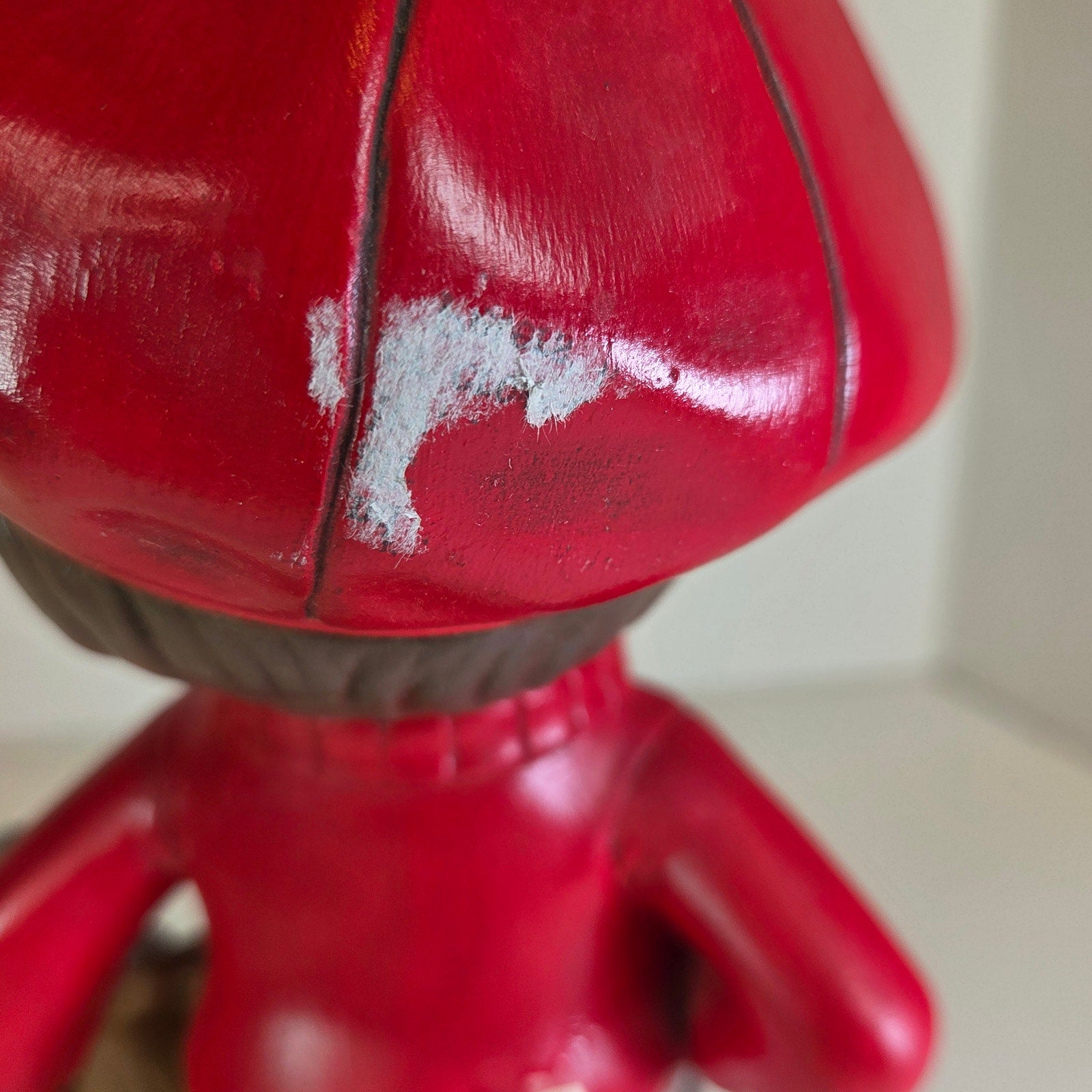 Vintage Monico Ceramics Golfer Boy Figurine Red Cap Golf Bag 1970s 9.75” Tall