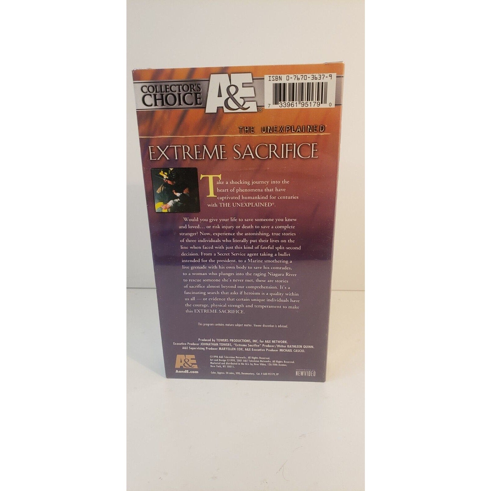 The Unexplained: Extreme Sacrifice A&E VHS New Sealed