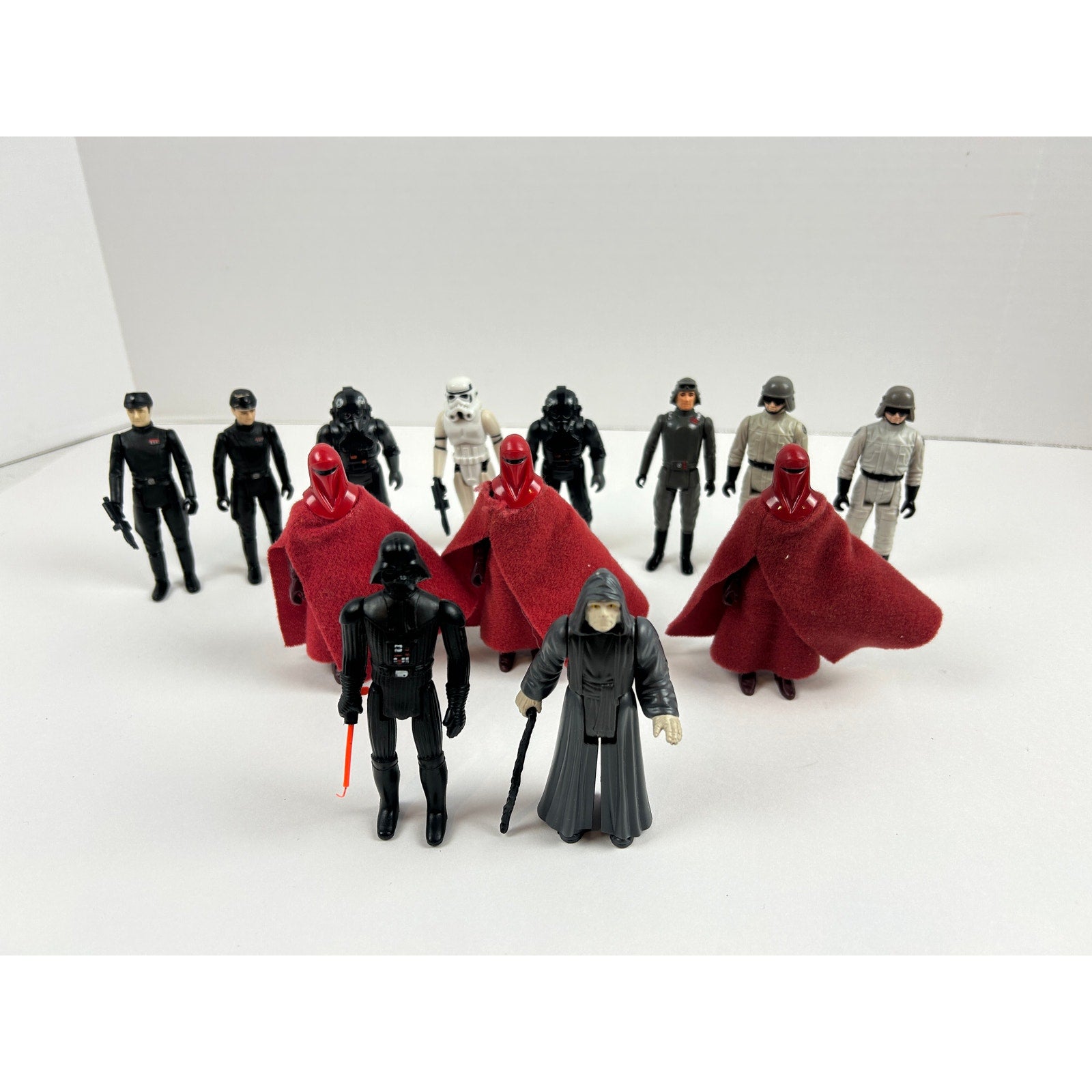 Vintage Kenner Star Wars Imperial Lot Vader Royal Guards TIE Pilots 13 Figures
