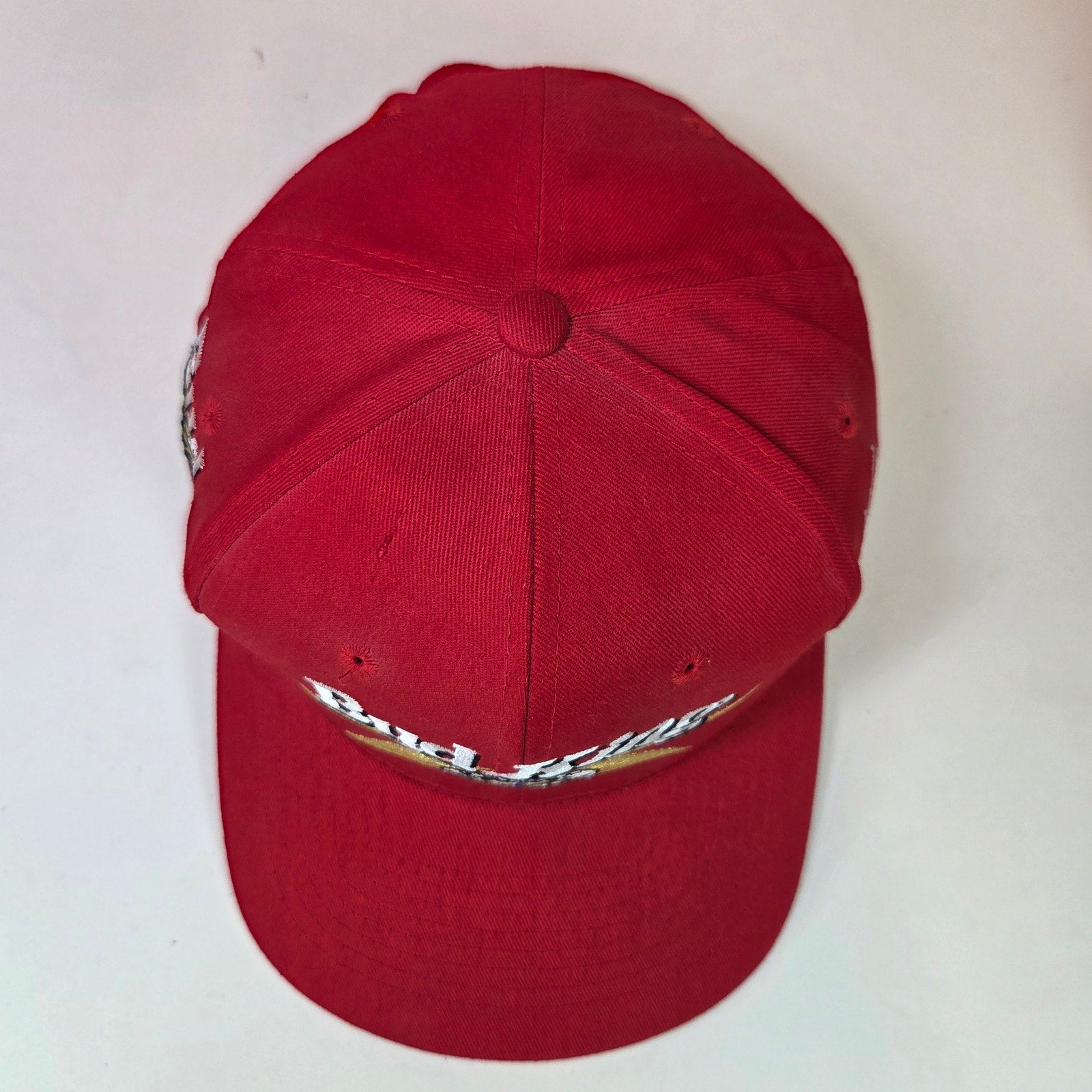 Vintage Bud King Kenny Bernstein Snapback Hat Drag Racing Budweiser KC Cap