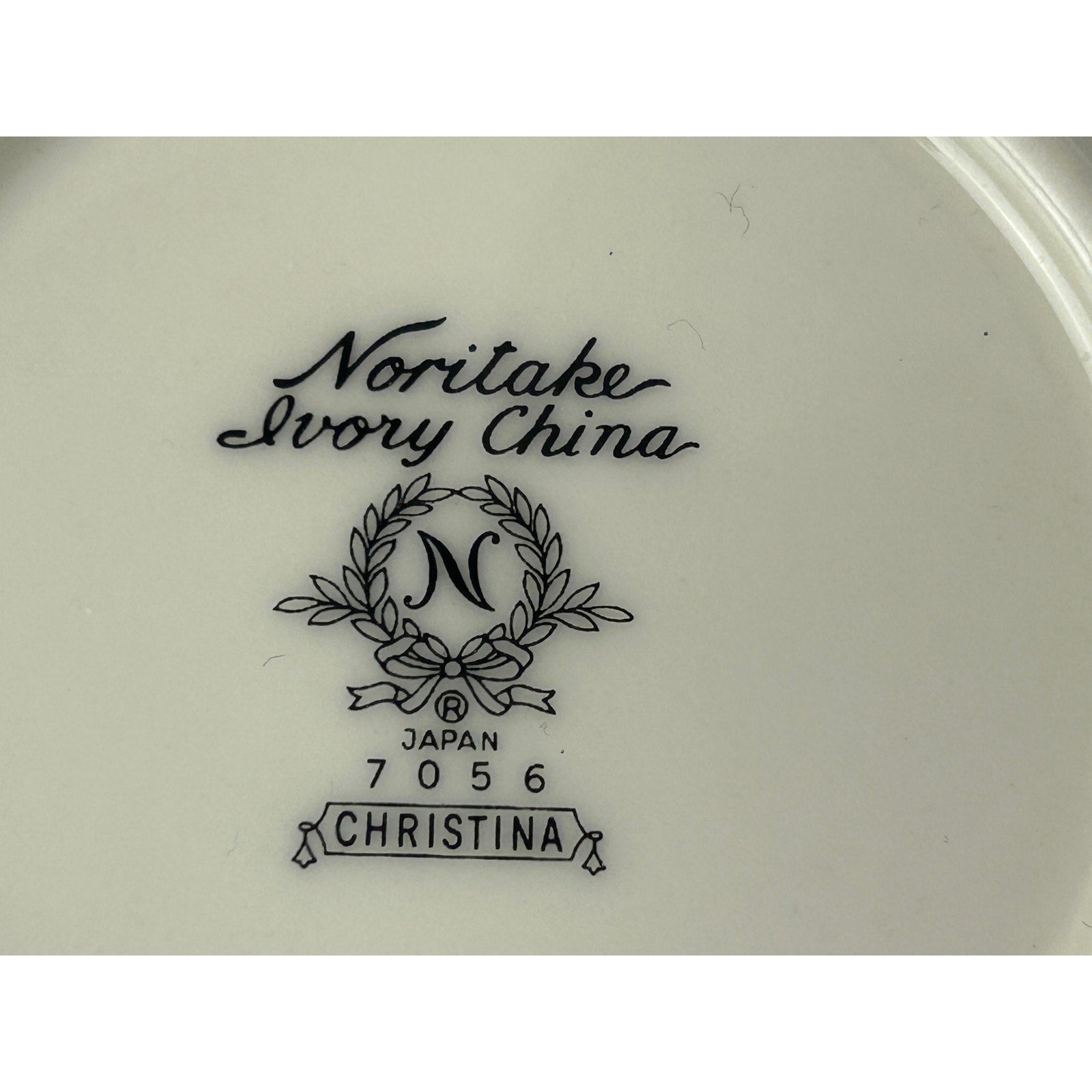 Noritake Christina 7056 Dessert Fruit Bowl 5.5 Inch Ivory China Floral Japan