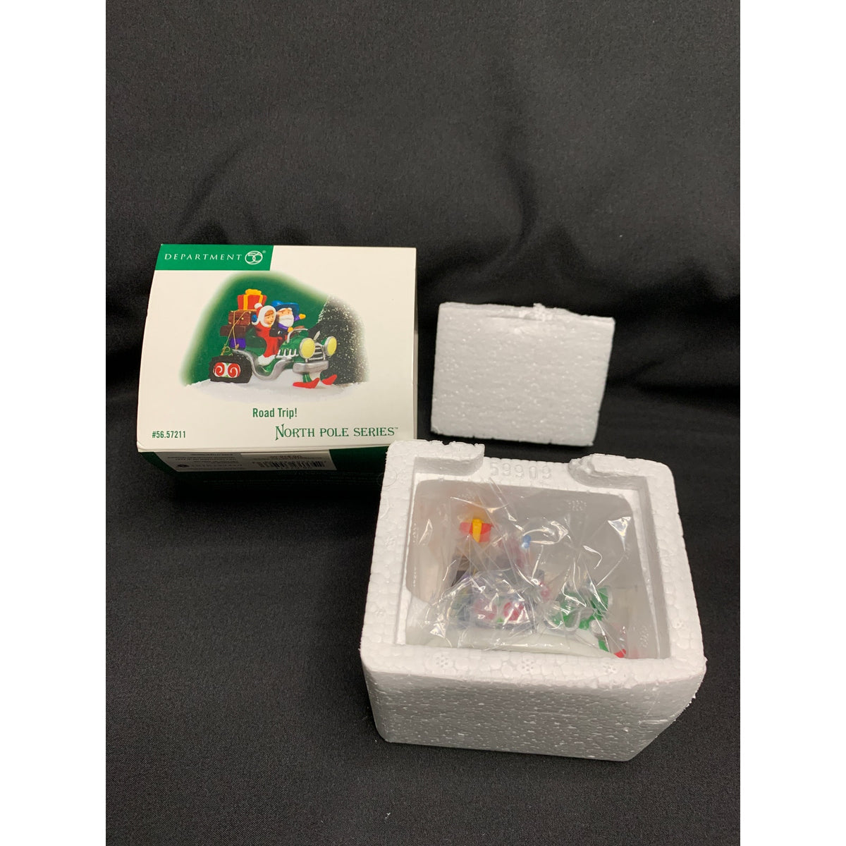 Department 56 Road Trip! 56.57211 North Pole Series Santa Figurine Retired