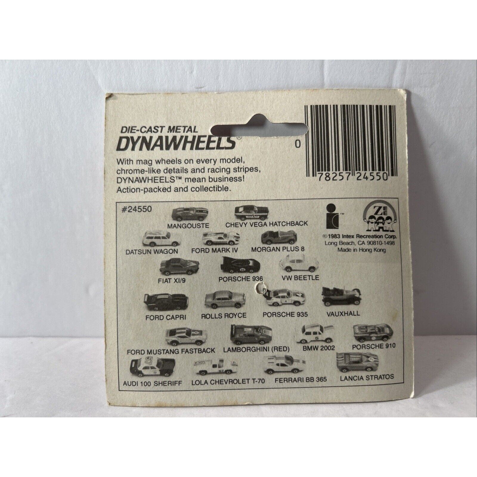 Lot of 5 Vintage 1983 Zee Toys Dynawheels Diecast Cars Lamborghini Porsche