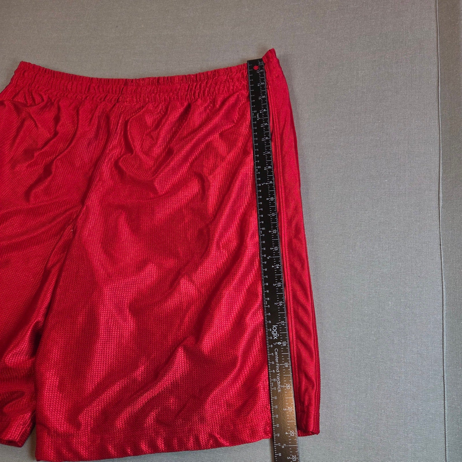 NBA Elevation Red Mesh Shorts Men’s XL Basketball Athletic Drawstring Poly