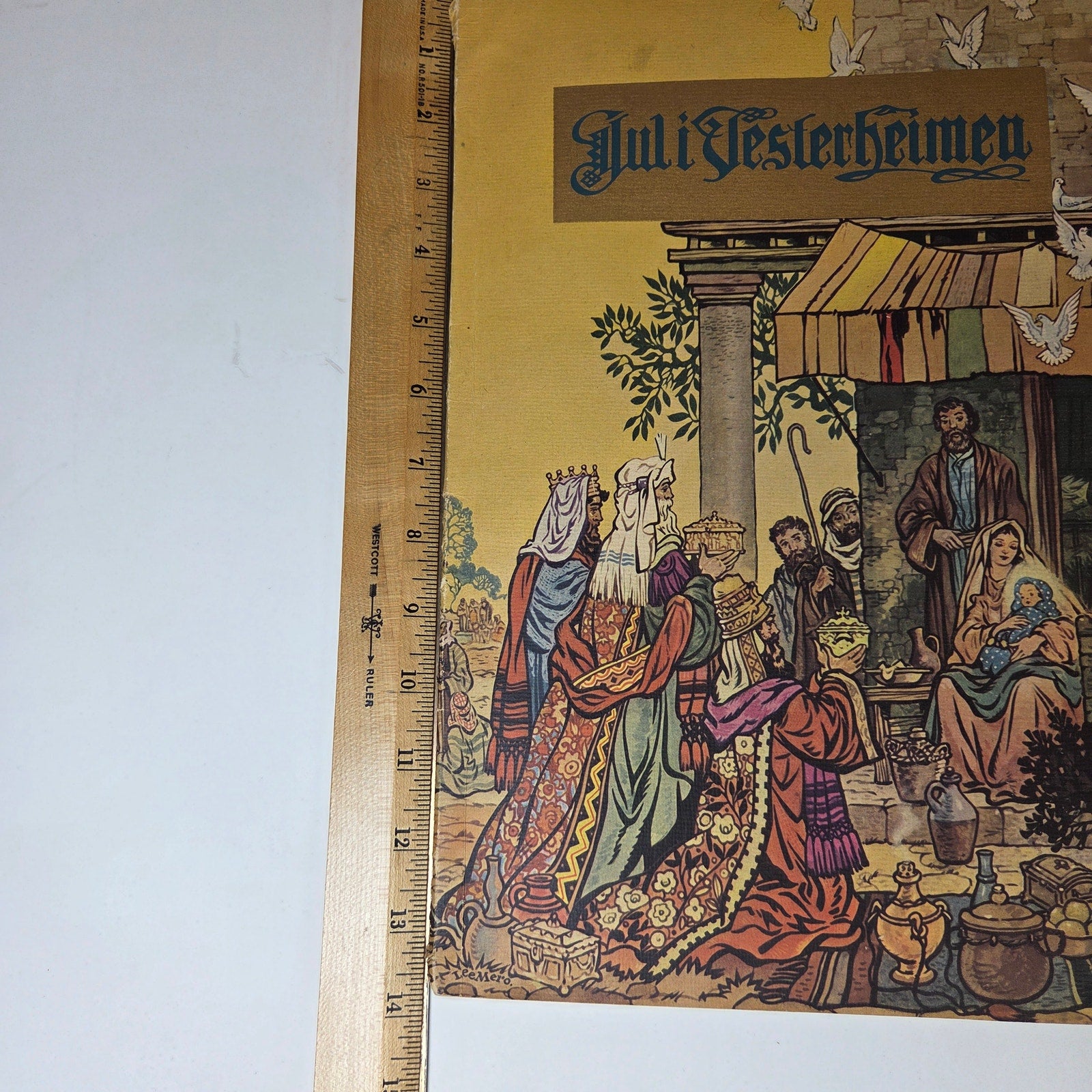 Christmas Annual Augsburg Jul i Vesterheimen Vol XXXV 1945 Illustrated Book