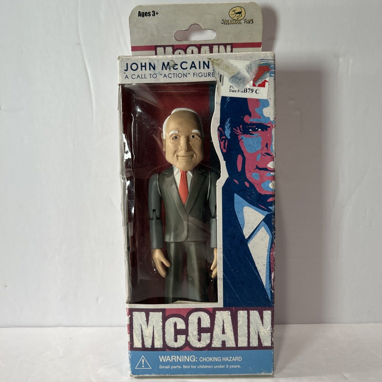 John McCain A Call To "Action" Figure Jailbreak Toys 2008 Tandem Brick
