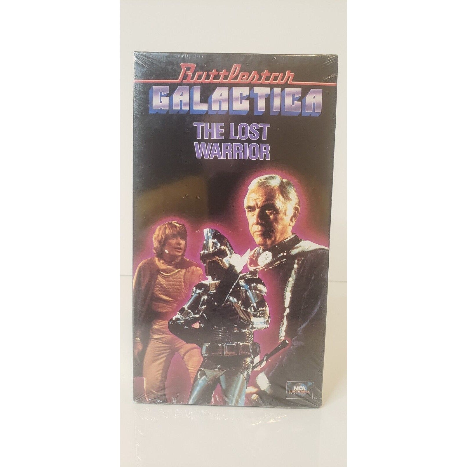Battlestar Galactica Lot of 2 Fire In Space & The Lost Warrior VHS New Sealed