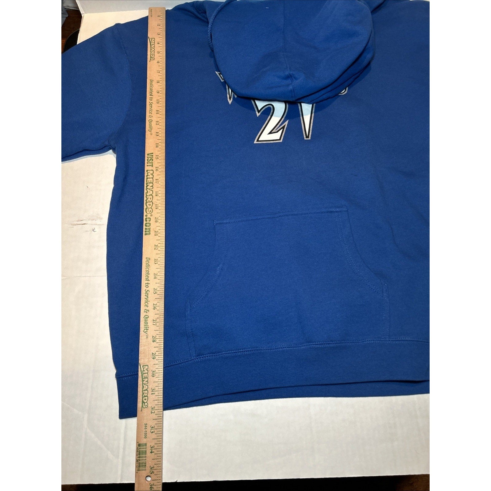 Kevin Garnett #21 Minnesota Timberwolves Mitchell & Ness Hooded Sweatshirt 3XL