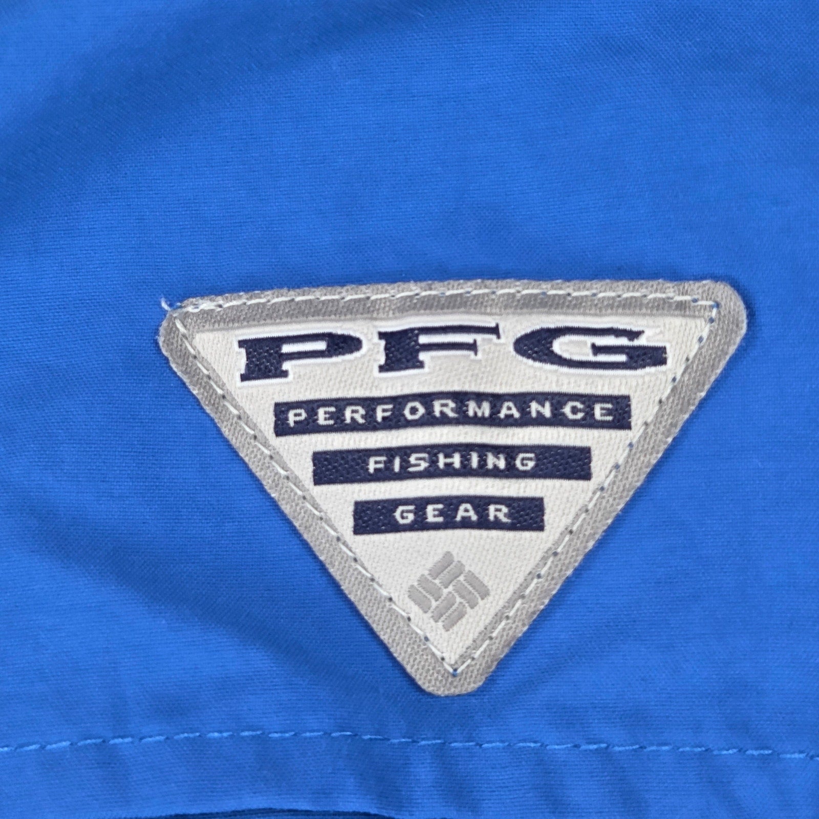 Columbia PFG Bahama II FM7047 Fishing Shirt Blue Omni Shade Vented XL