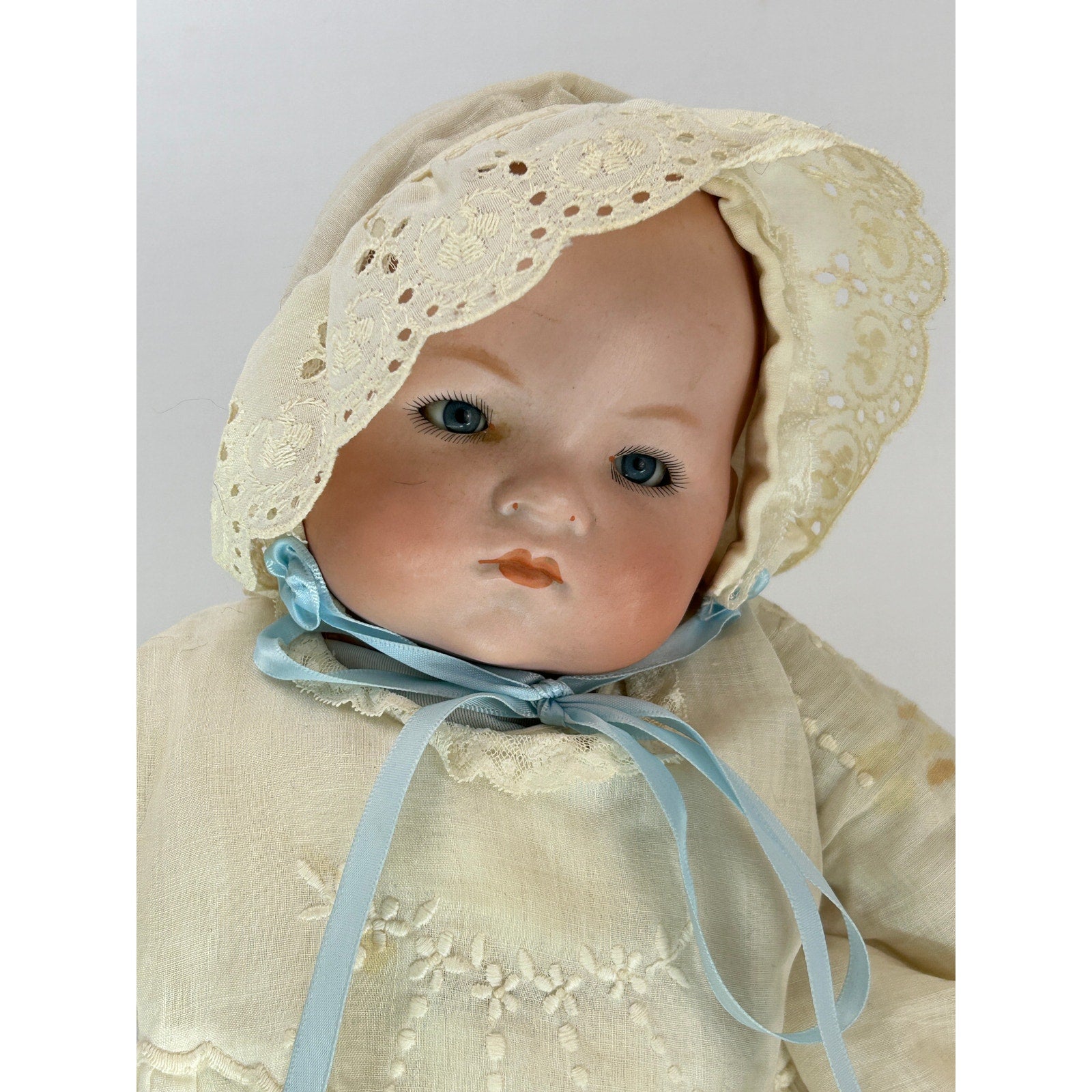 Antique Armand Marseille 16 inch Dream Baby Bisque Doll Cloth Body 1923