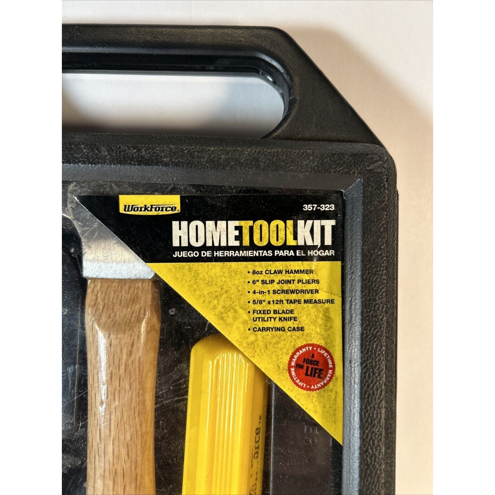 Work Force Home Tool Kit FourTools in plastic case
