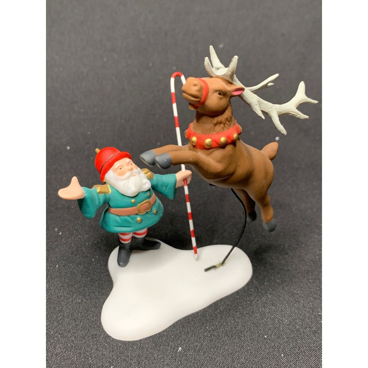 Dept 56 Reindeer Training Camp 56436 North Pole Series Set of 2 Retired 1998
