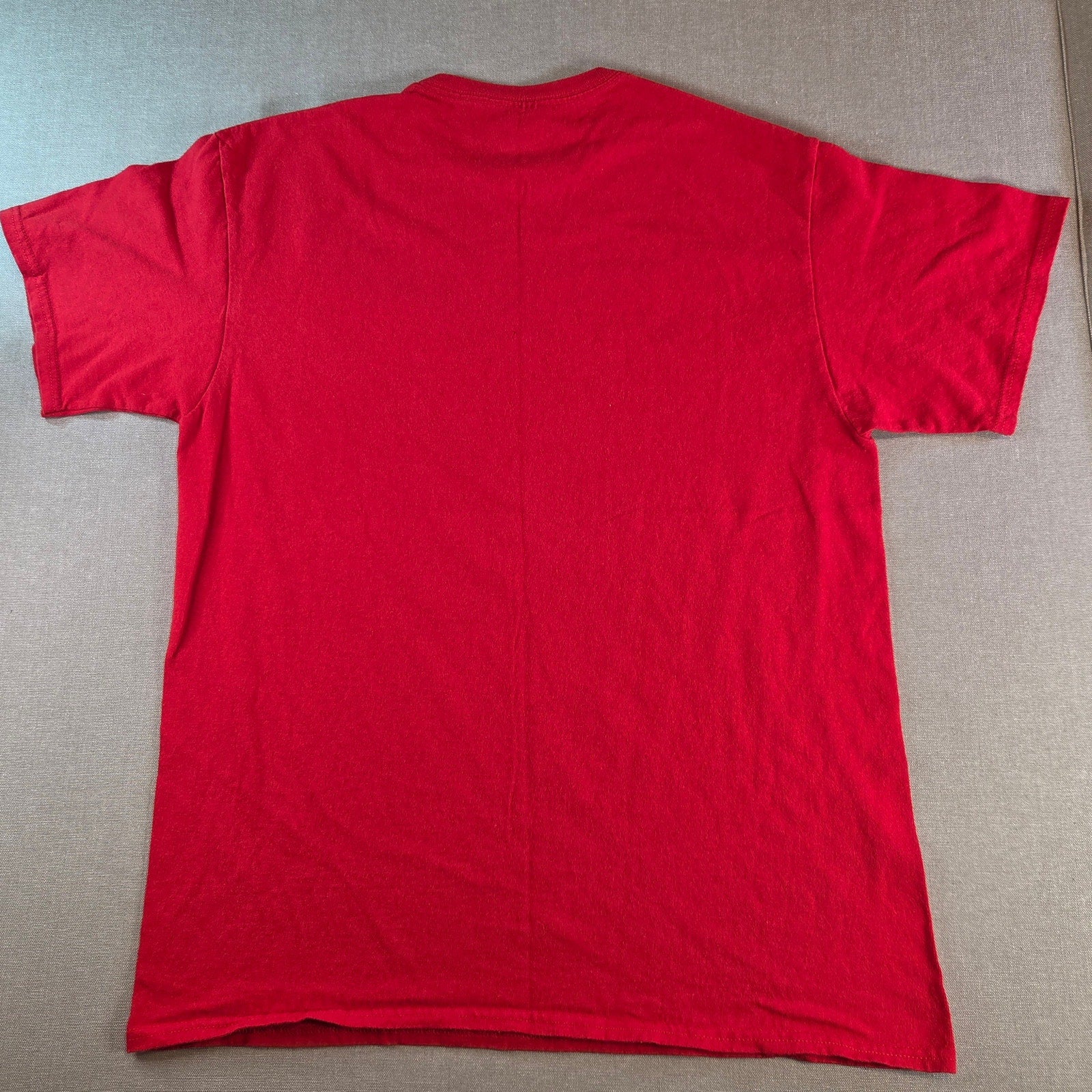 Ohio State Buckeyes Red T-Shirt Delta Pro Weight Men’s L NCAA Graphic Tee