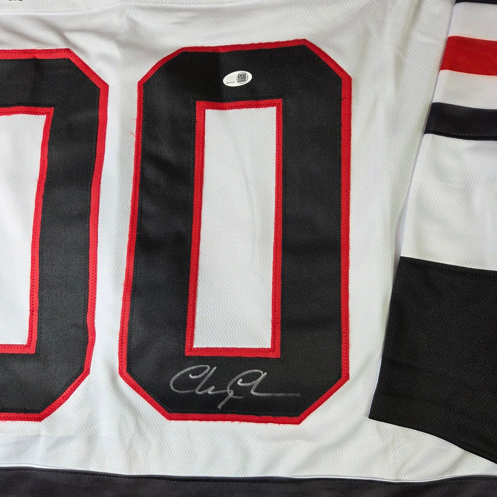 Chevy Chase Autographed Griswold Blackhawks Custom Hockey Jersey JSA Certified