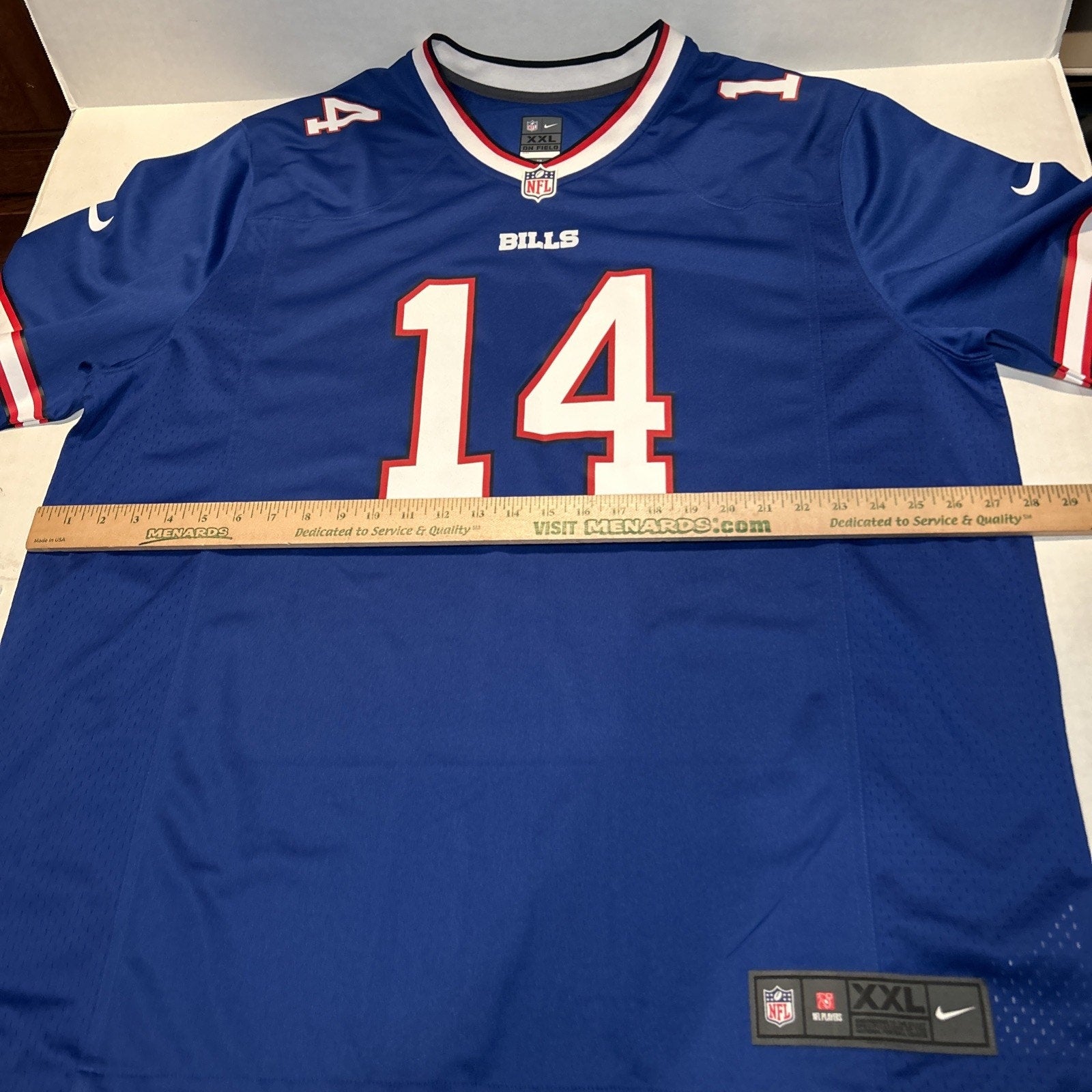 Stefon Diggs #14 Buffalo Bills NFL Football Jersey Size 2XL