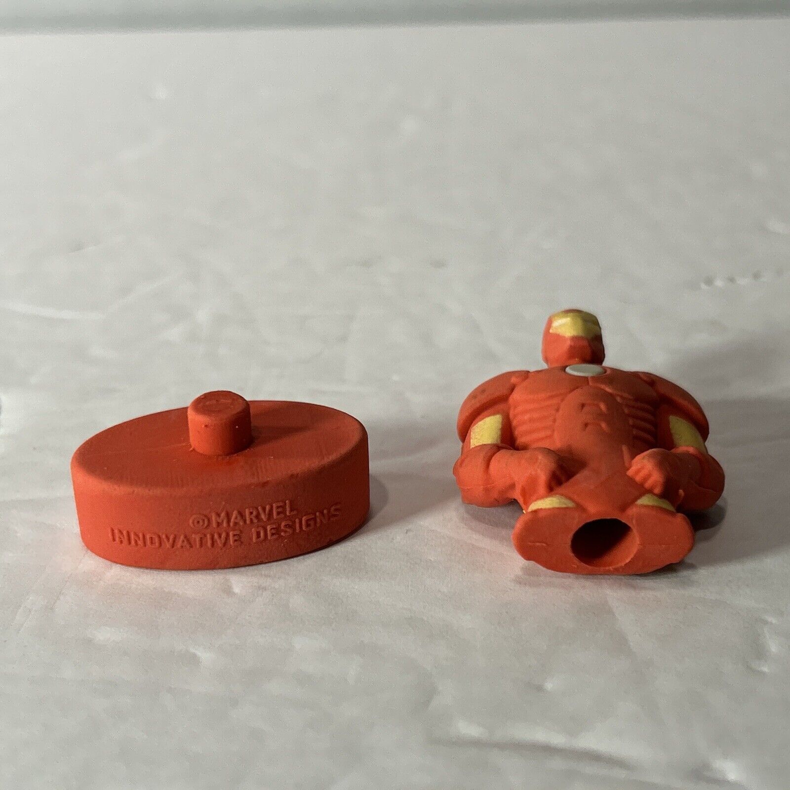 Lot of 5 Iron Man Items, Figure, Journal, Eraser, Photo Album and VR Viewer