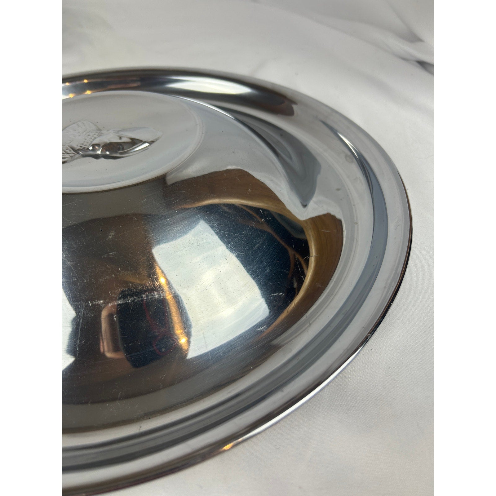 1951–1952 DeSoto Deluxe 15 Inch Chrome Hubcaps Set of 4 Vintage