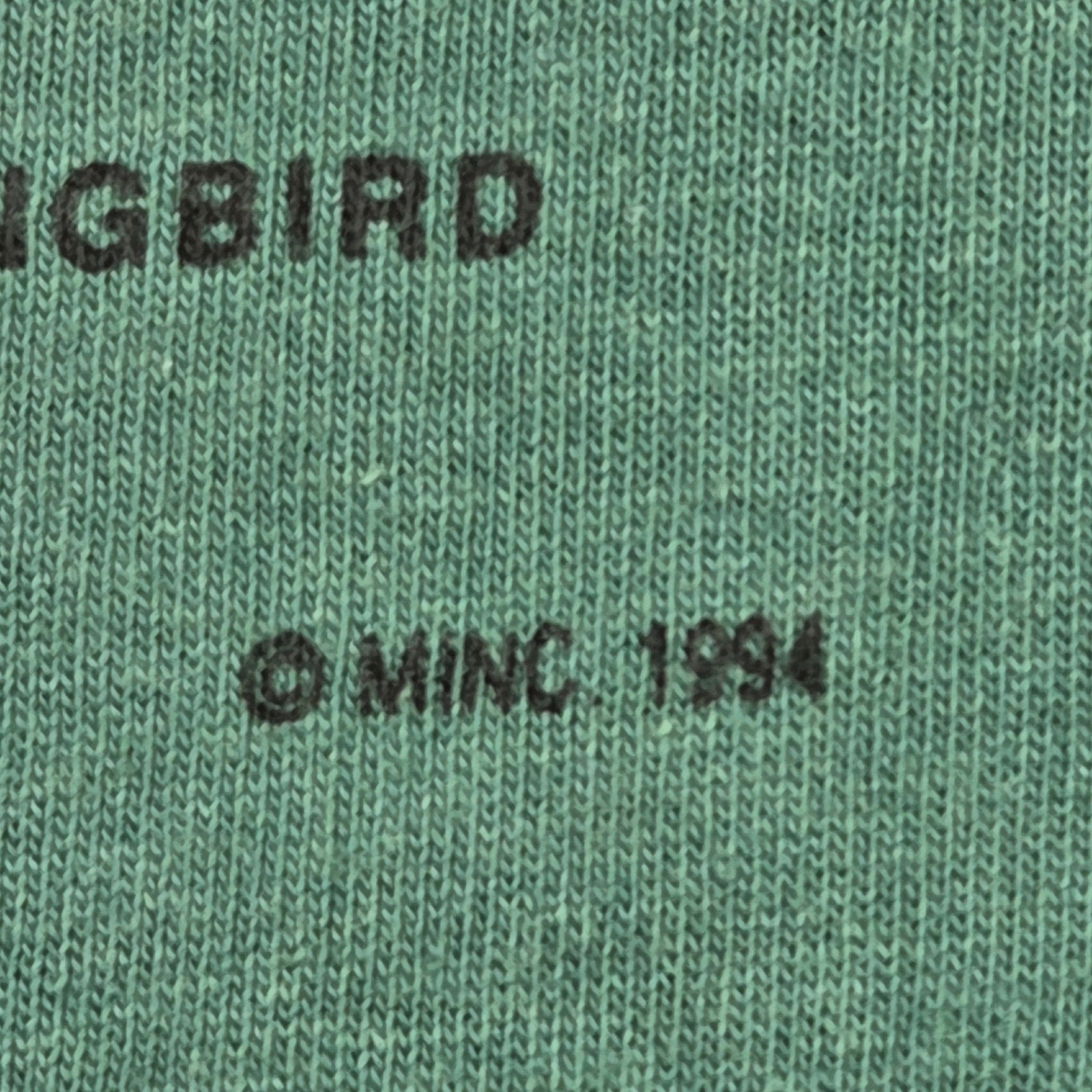 Oneita 1994 Bird Poop Identification Single Stitch USA T Shirt XL Vintage
