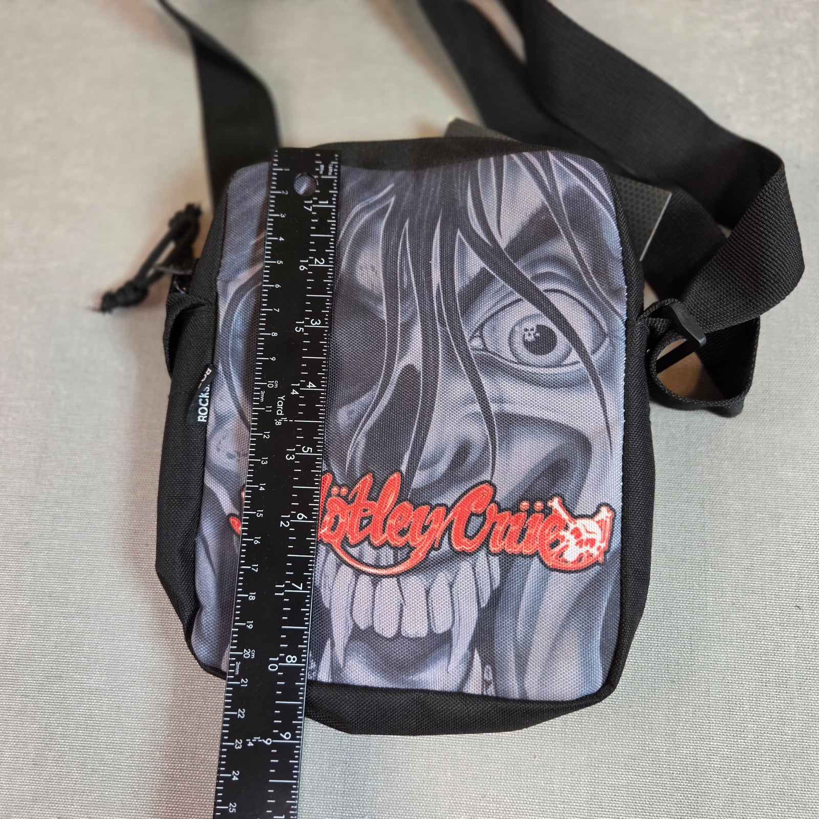 Motley Crue Rocksax Crossbody Shoulder Bag NWT Official Licensed 2022