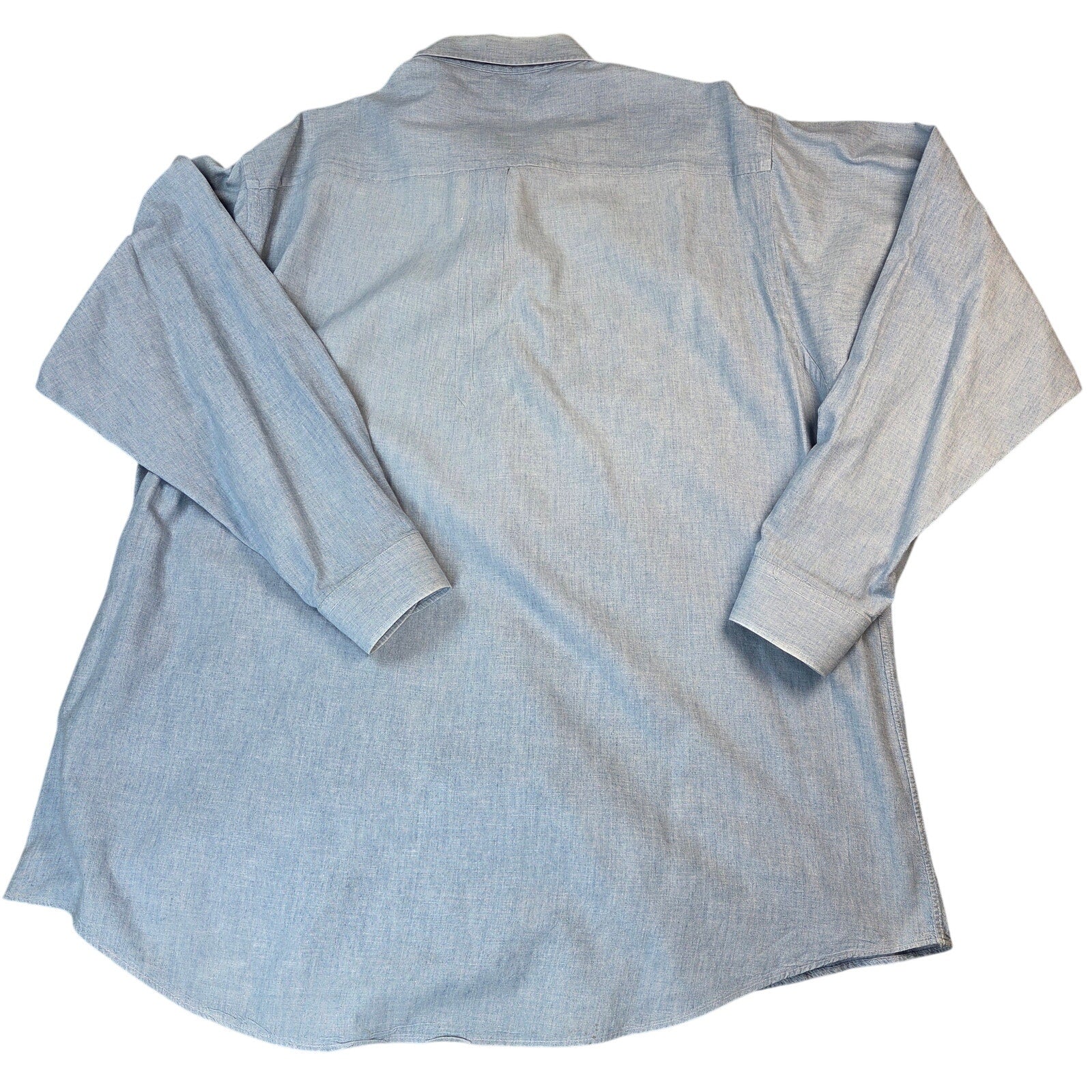 Abercrombie & Fitch The Big Shirt Chambray Button Down USA Mens L Vintage