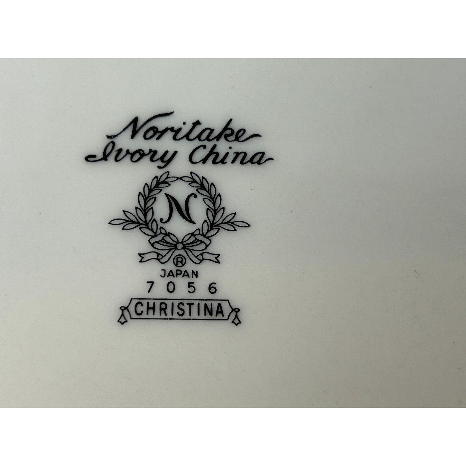 Noritake Christina 7056 Oval Vegetable Serving Bowl 12 Inch Ivory China