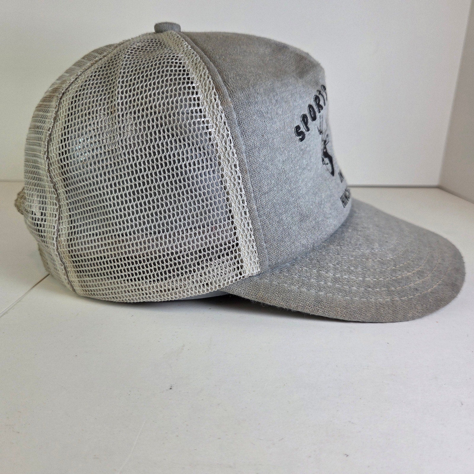 Vintage Sportsmen’s Stop Hinckley MN Trucker Hat Mesh Snapback Cap Foam Rot