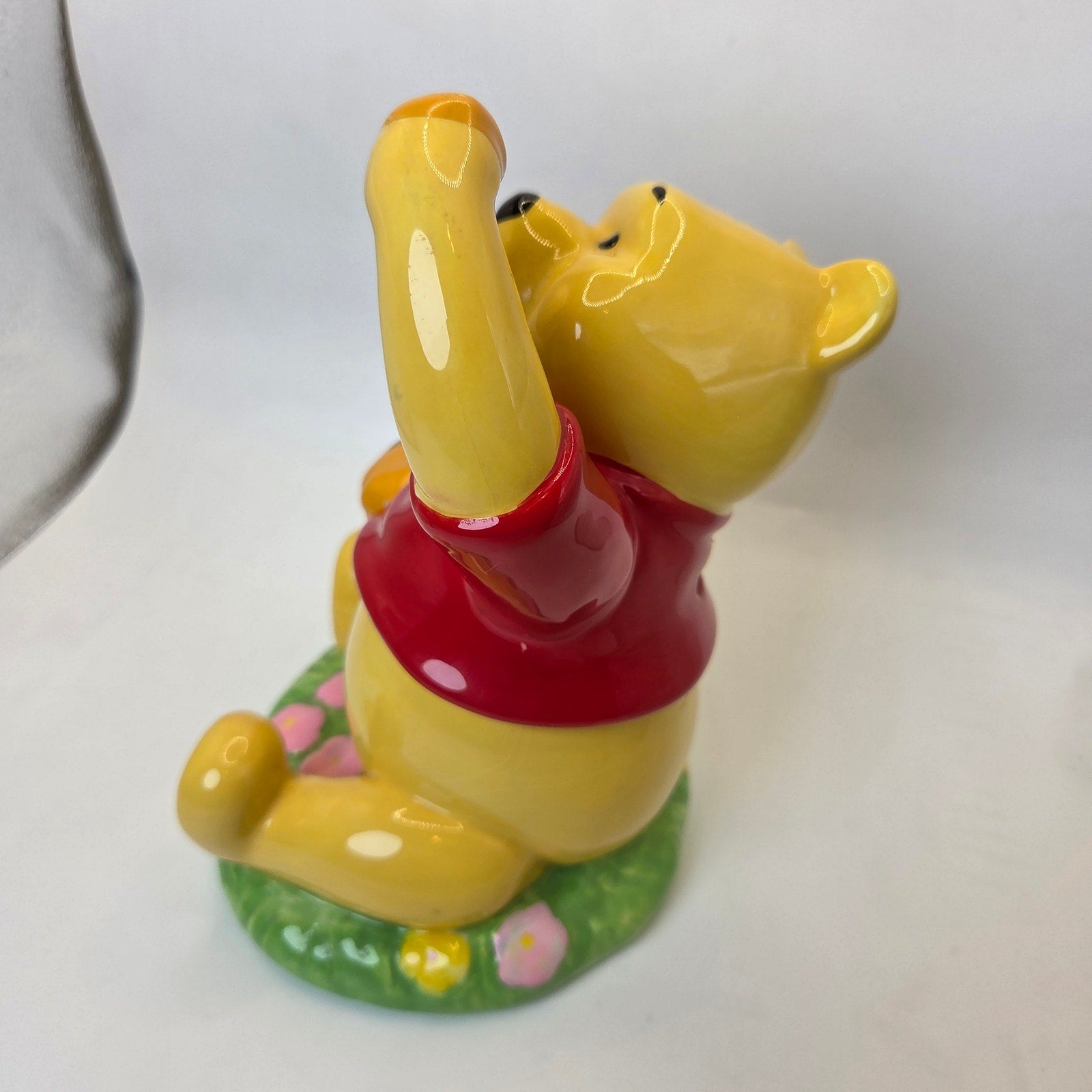Disney Winnie the Pooh Enesco Ceramic Piggy Bank 8" Honey Pot Coin Bank