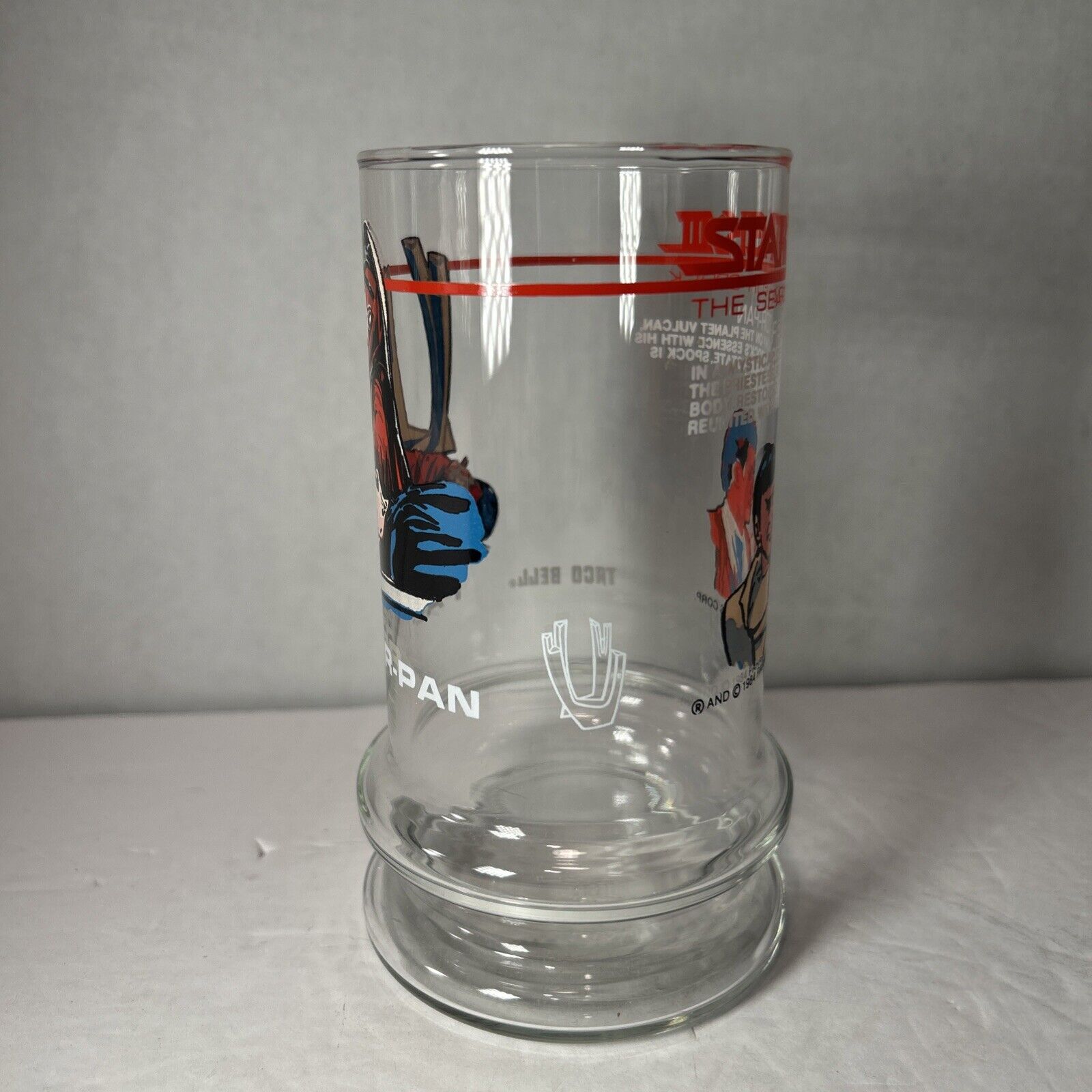 Star Trek III Search For Spock Fal-Tor-Pan Taco Bell Collector Glass 1984 Print