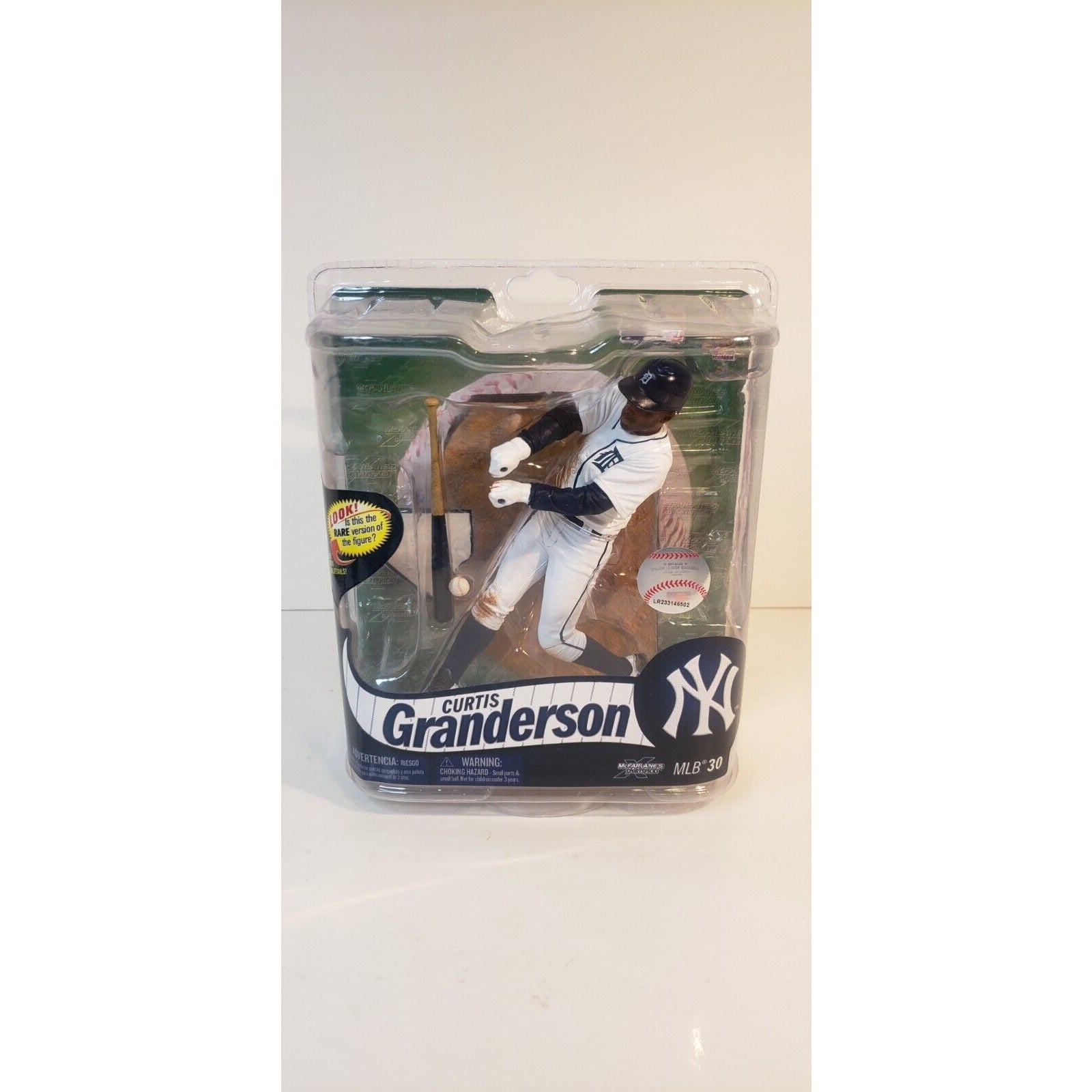 Curtis Granderson 2012 McFarlane Series 30, Yankees w/Tigers Uni /1000 Silver