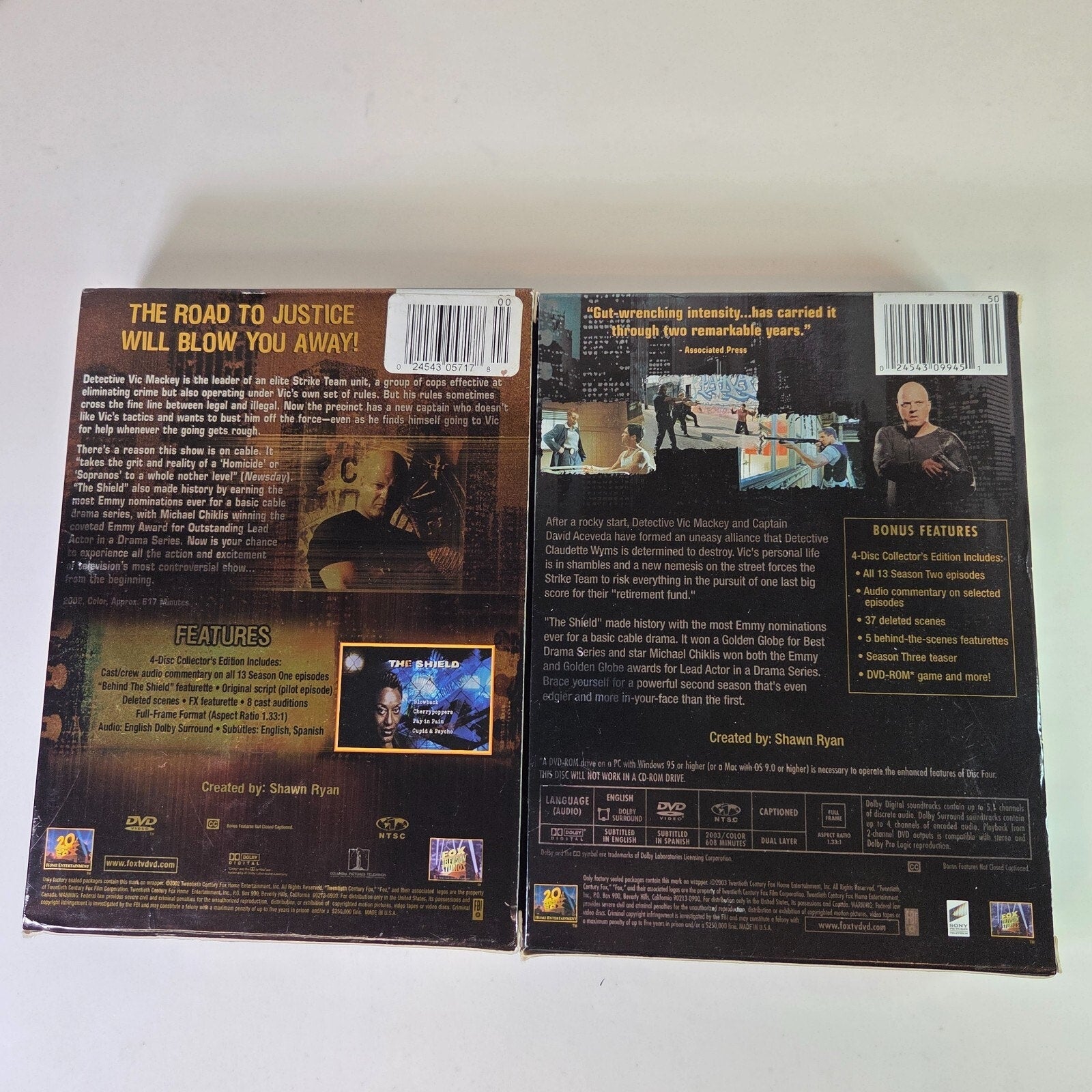 The Shield Season 1 & 2 FX