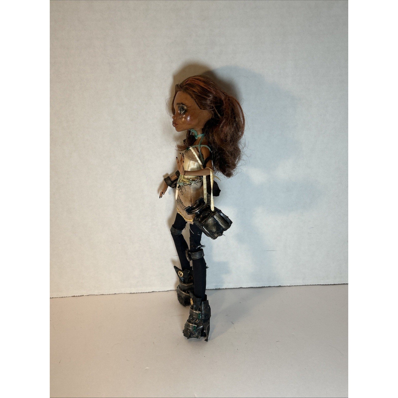 OOAK Custom Repaint Monster High Doll BJD With Steampunk or Cyberpunk Influence
