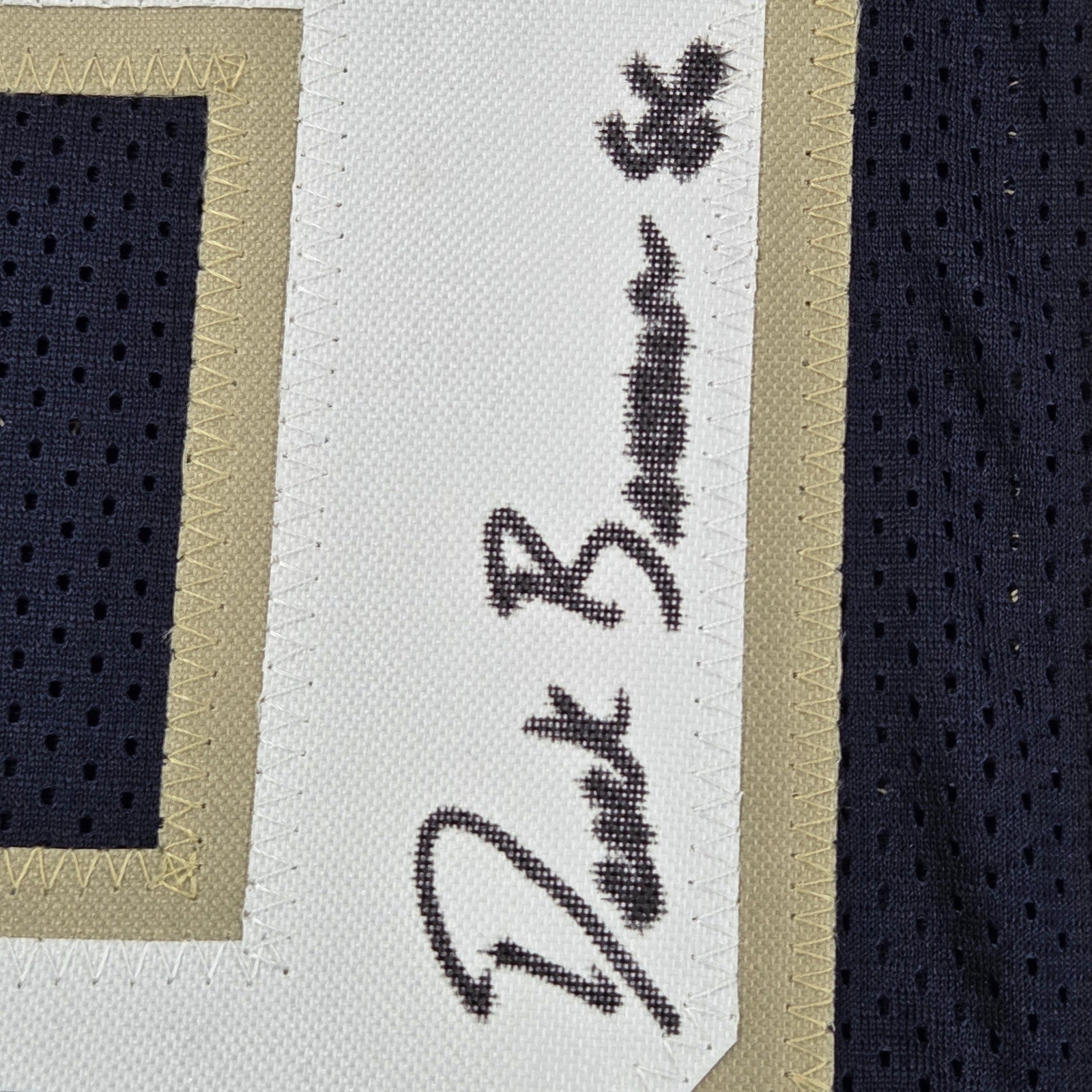Notre Dame 1988 National Champions Team Signed Jersey 10 Autos BAS Witness