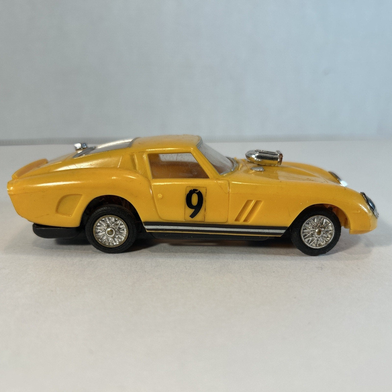 1960s Ideal Motorific Ferrari #9 Battery Operated Car w/ Original Display Case