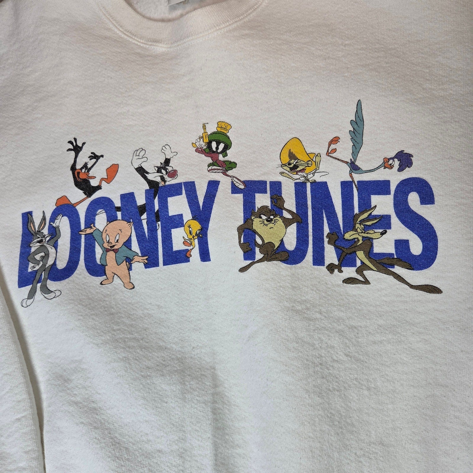 Looney Tunes Vintage 1991 Crewneck Sweatshirt XL Warner Bros USA