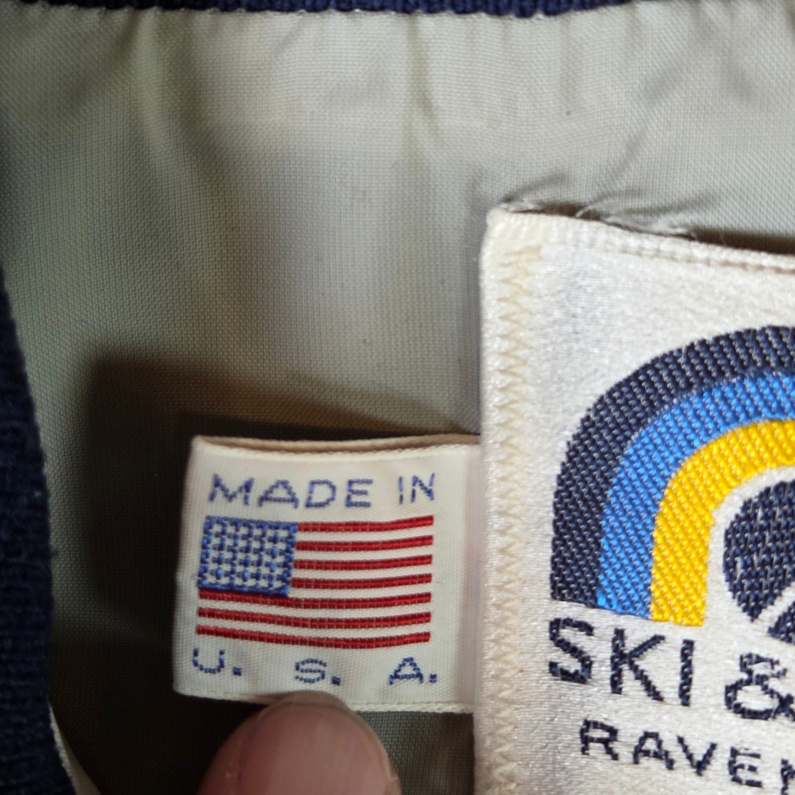 AMC Ski & Sportswear 1/4 Zip Jacket Made in USA Men’s L Vintage