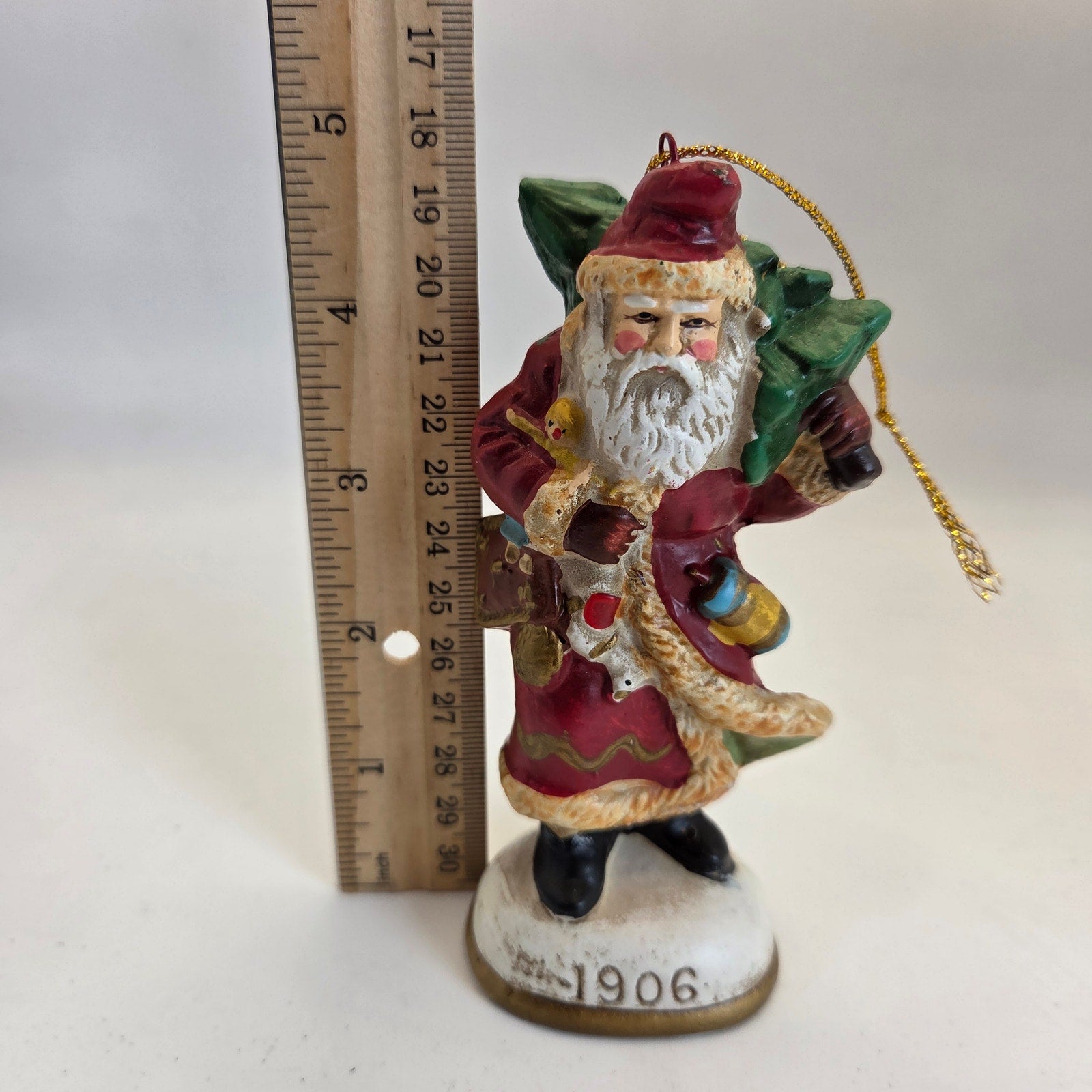 Memories of Santa 1906 Bavarian St Nicholas Ornament Box Papers Christmas Repro