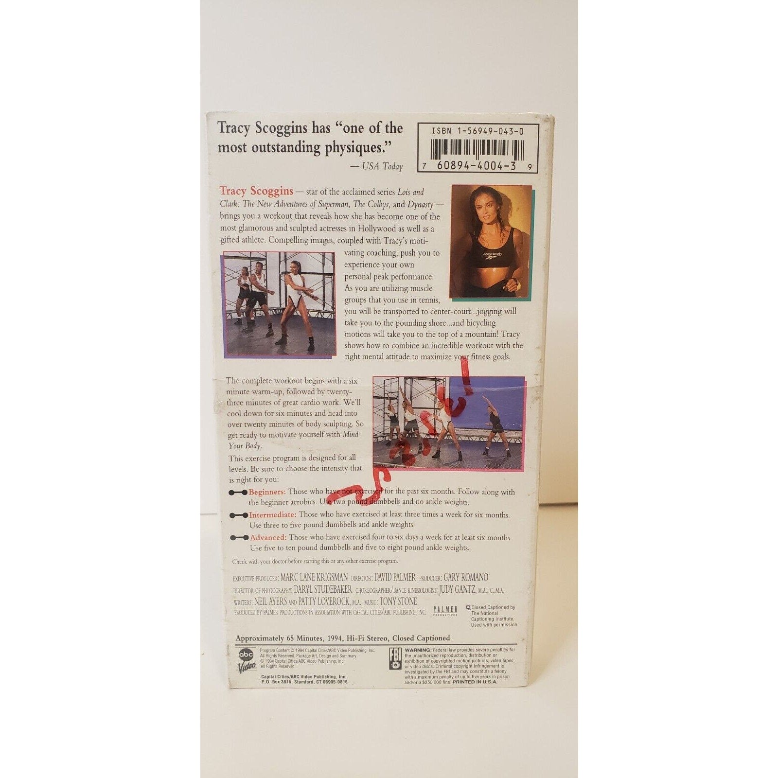 Tracy Scoggins Mind Your Body VHS New Sealed *RARE