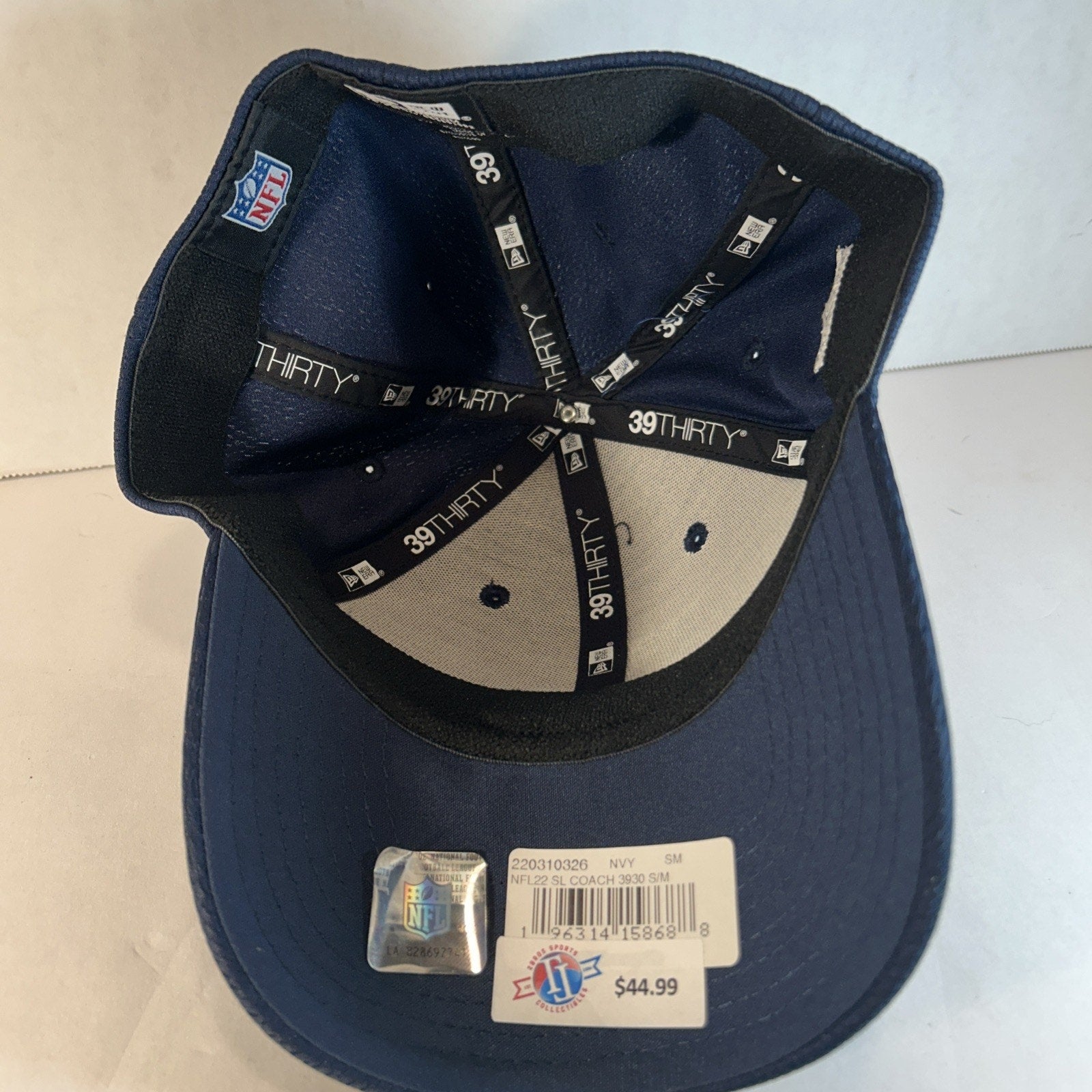Dallas Cowboys New Era 39Thirty Small/Medium Navy Blue Hat