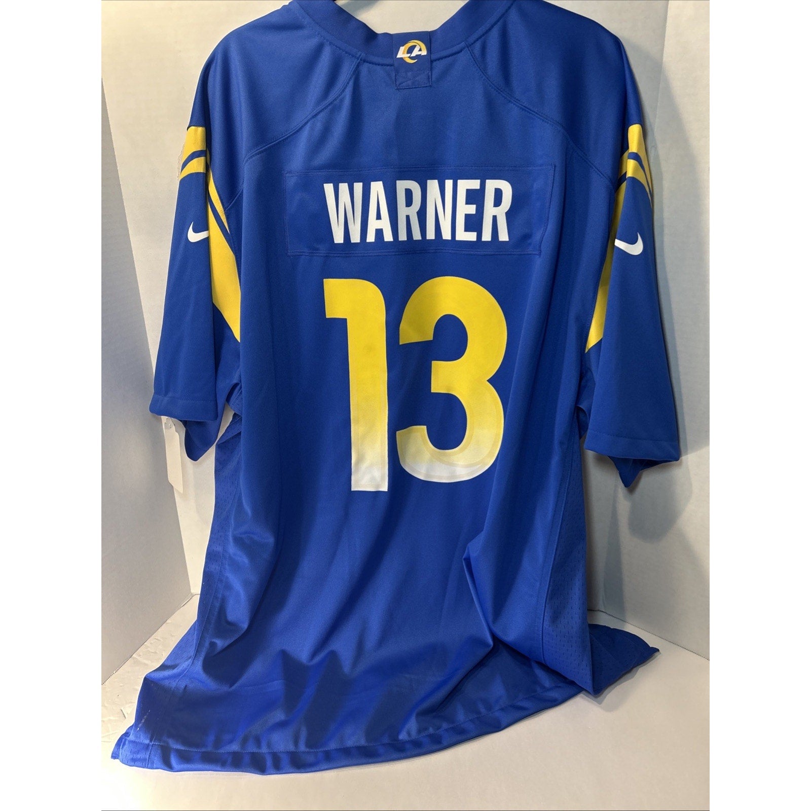 Kurt Warner Nike On Field #13 Los Angeles Rams Jersey 3XL Blue NWT