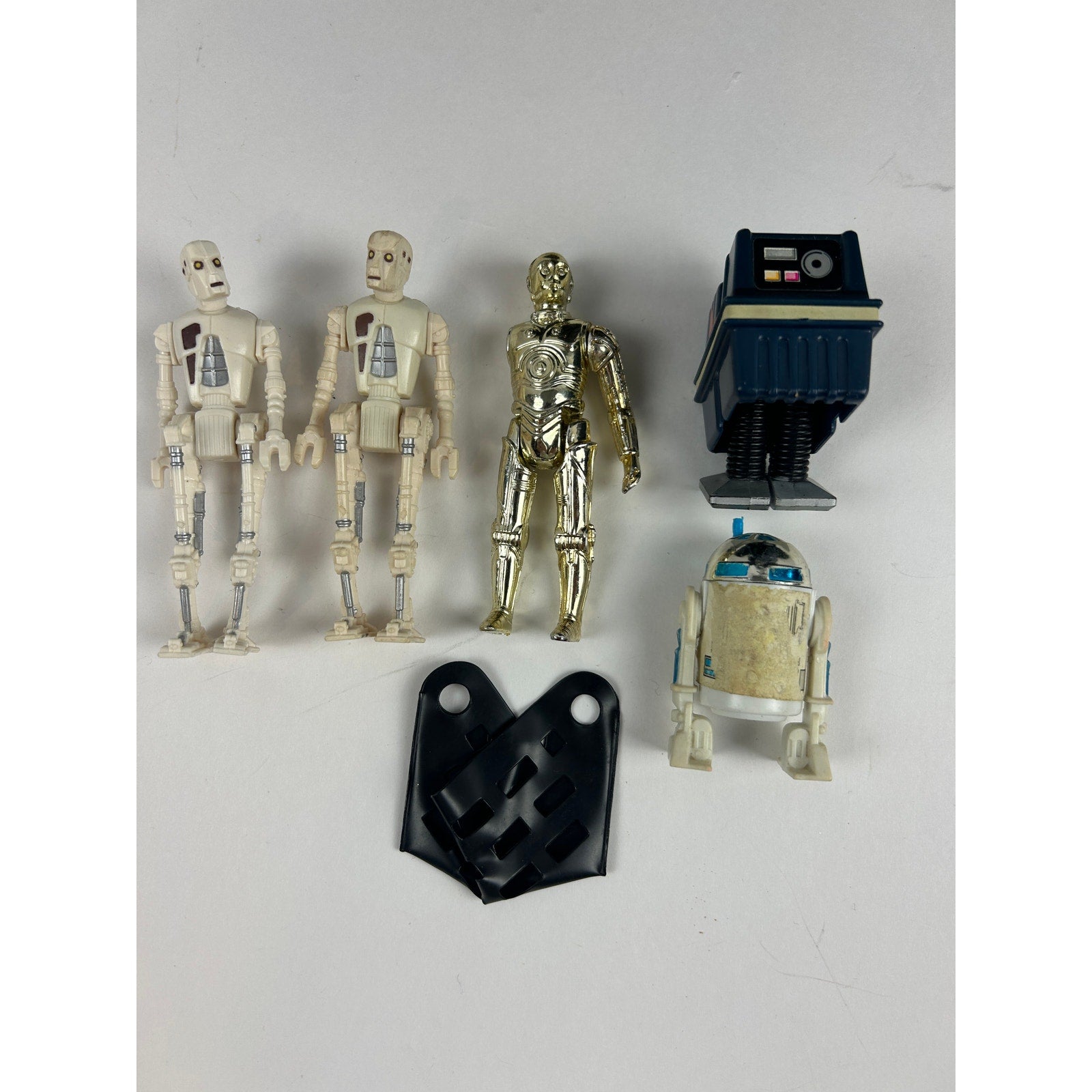 Vintage Kenner Star Wars Lot 30 Boba Leia Boushh Jawas + Vader Case