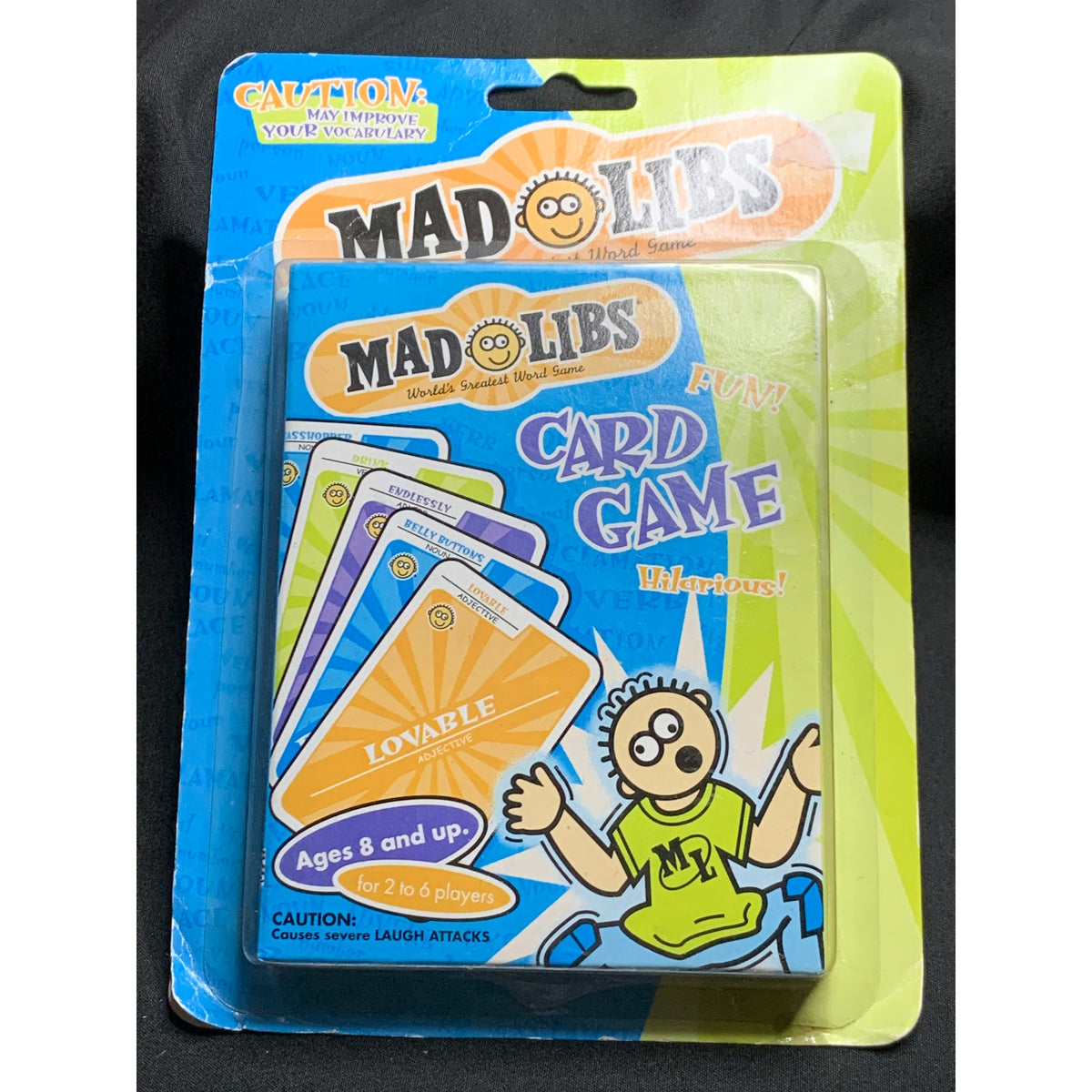 2002 Mad Libs Card Game Penguin Putnam Factory Sealed Vintage Word Game