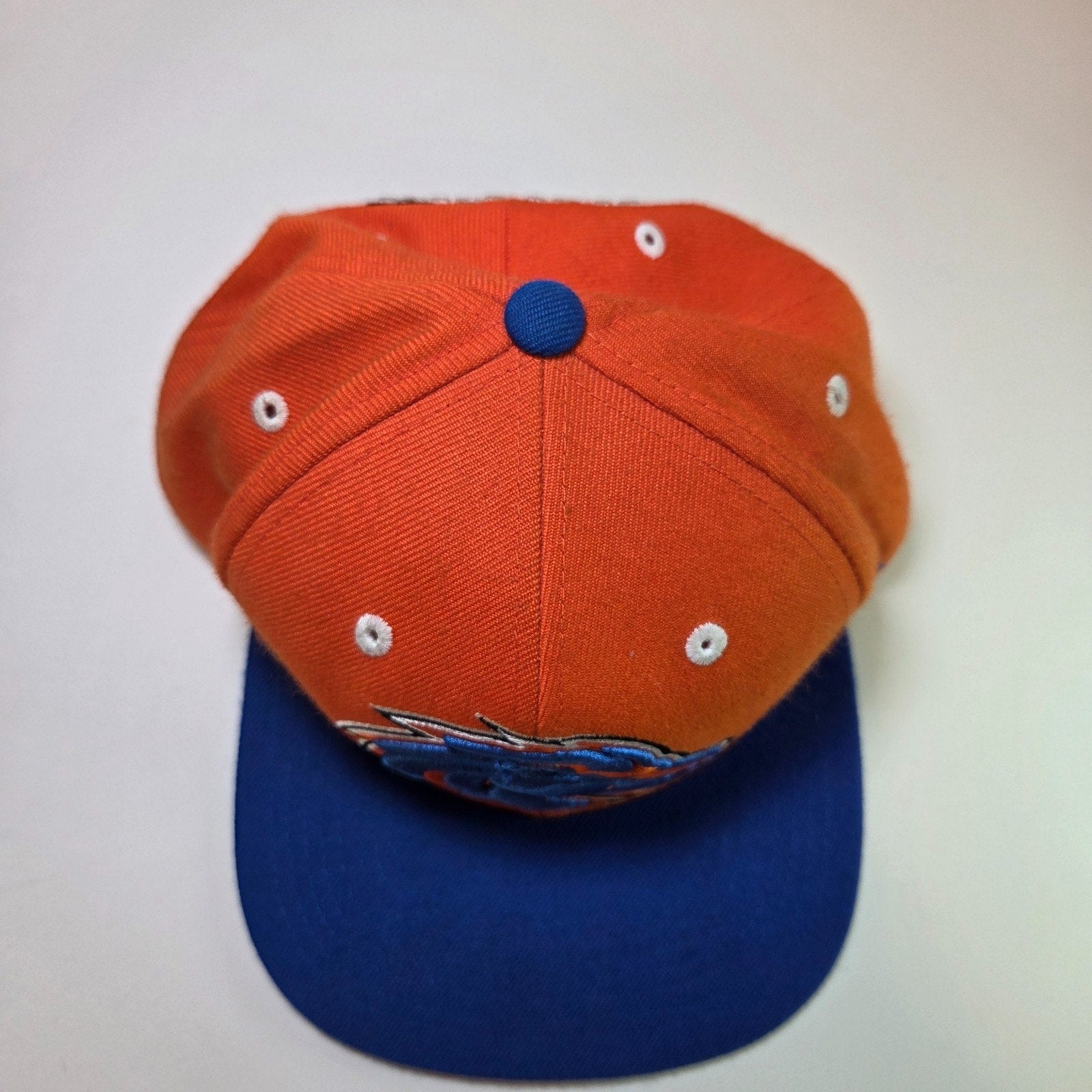 Boise State Broncos Zephyr Snapback Hat Orange Blue NCAA Vintage College Cap